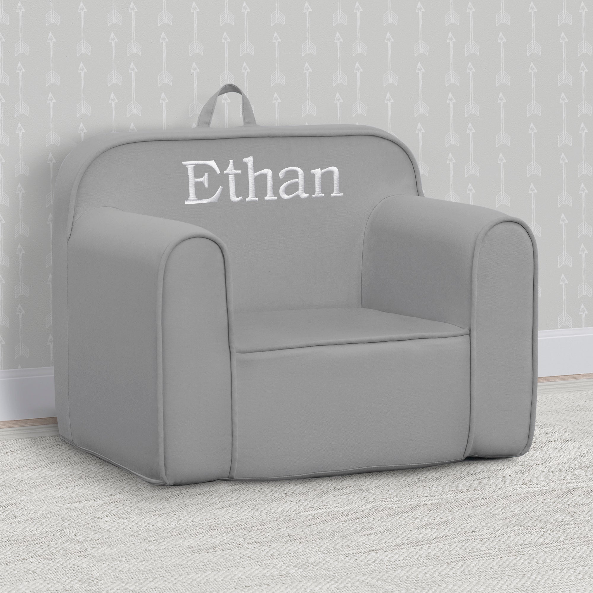 Personalized Cozee Chair for Kids - Custom Name & Design, Soft & Comfortable Toddler Chair - Perfect for Reading, Playroom, and Nursery Decor
