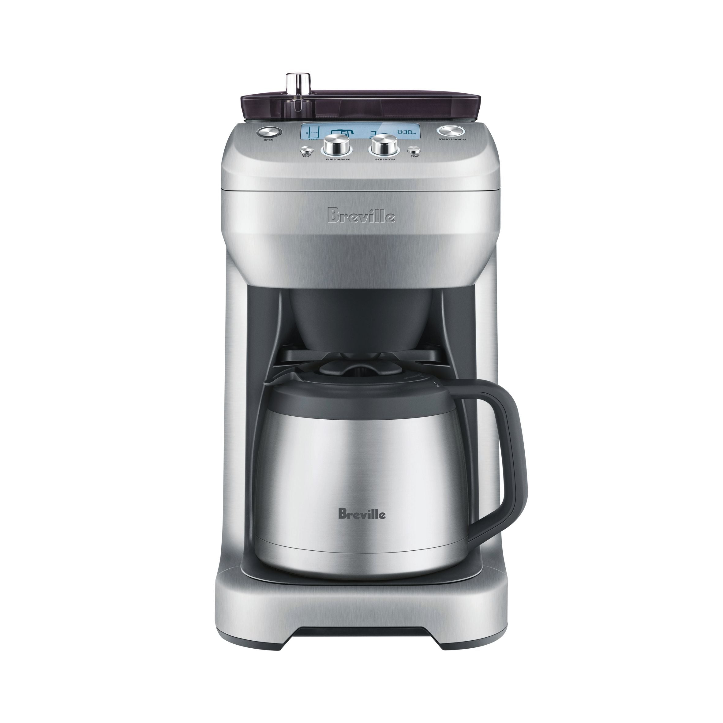 Breville Grind Control™ BDC650BSS Programmable Coffee Maker with Built-in Grinder - Freshly Ground Coffee for Home & Office Use