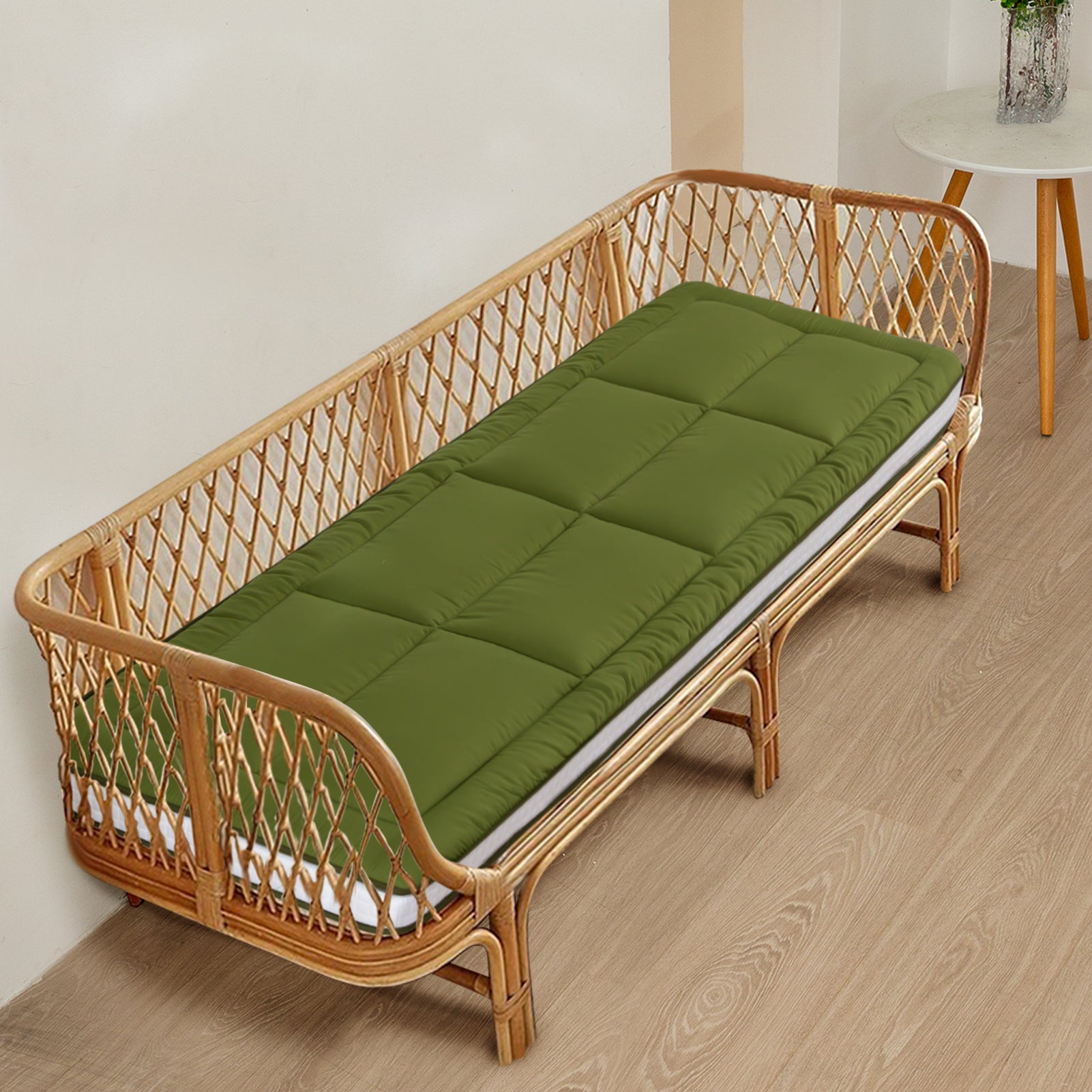 MAXYOYO 32 x 75 Inch Cot Size Futon Mattress - Foldable Floor Mattress, Tatami Mat for Guest Bed, Camping & Home Decor | Comfortable & Space-Saving Sleeping Solution
