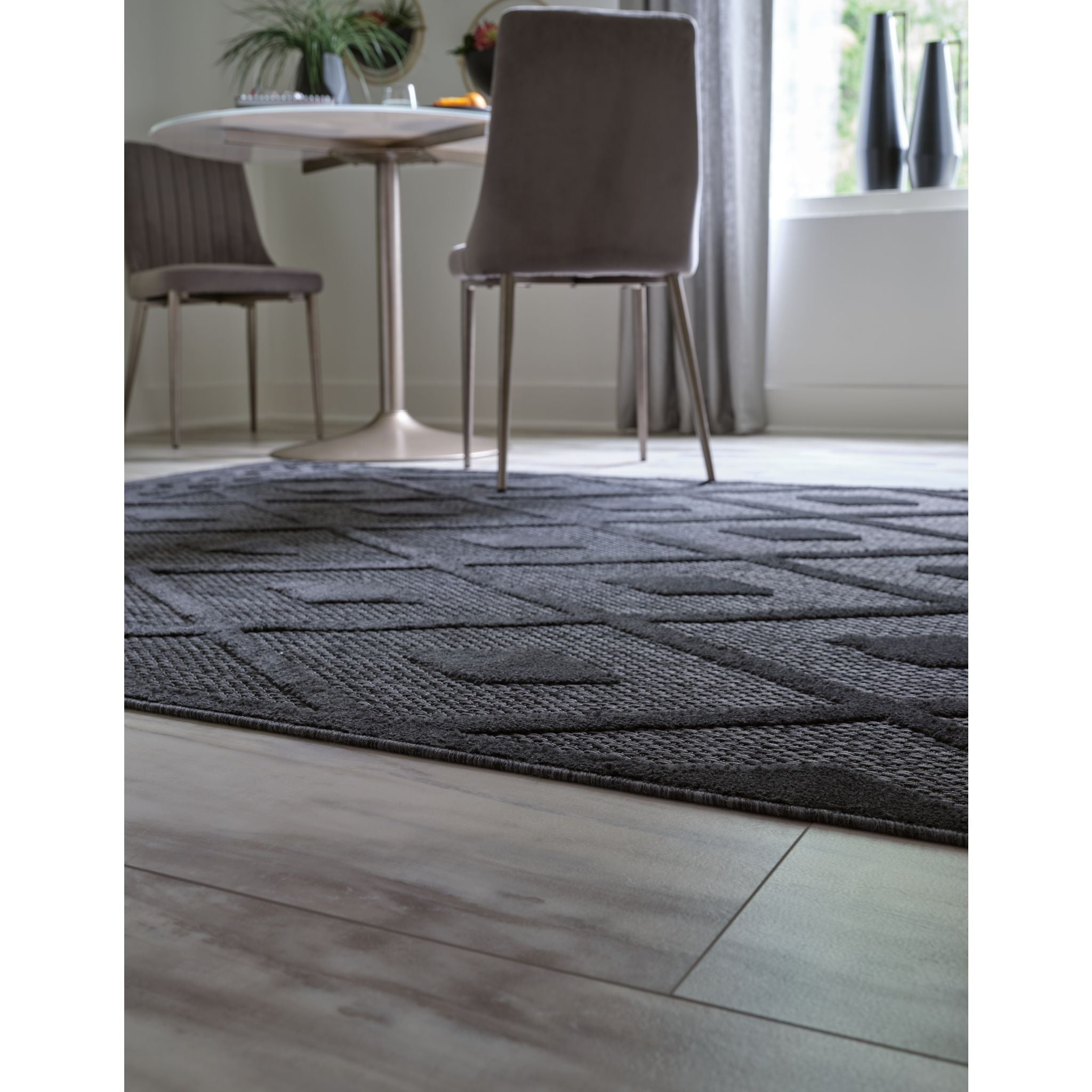 Premium 5'x7' Averlain Area Rug - Soft & Durable Non-Slip Living Room Rug for Home Decor, Bedroom, Office - Easy to Clean Modern Floor Carpet