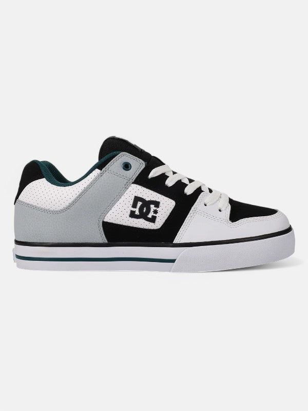 DC Pure Sneakers for Men & Women - White, Green & Black Color Options - Comfortable Casual Shoes for Skateboarding, Streetwear & Everyday Wear