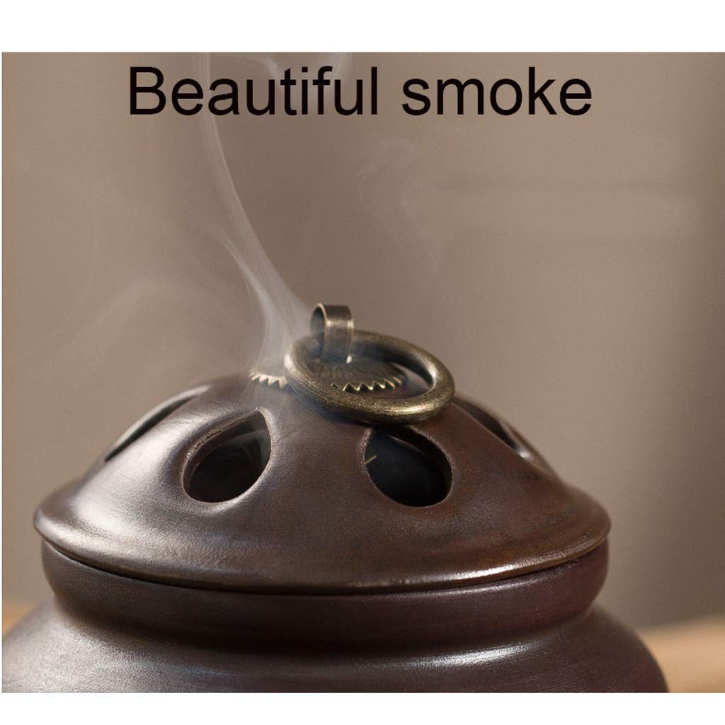 Metal Pull Tab Mosquito Incense Burner - Indoor Mosquito Coil & Incense Cone Holder - Durable Insect Repellent for Patio, Garden & Camping (Blue)