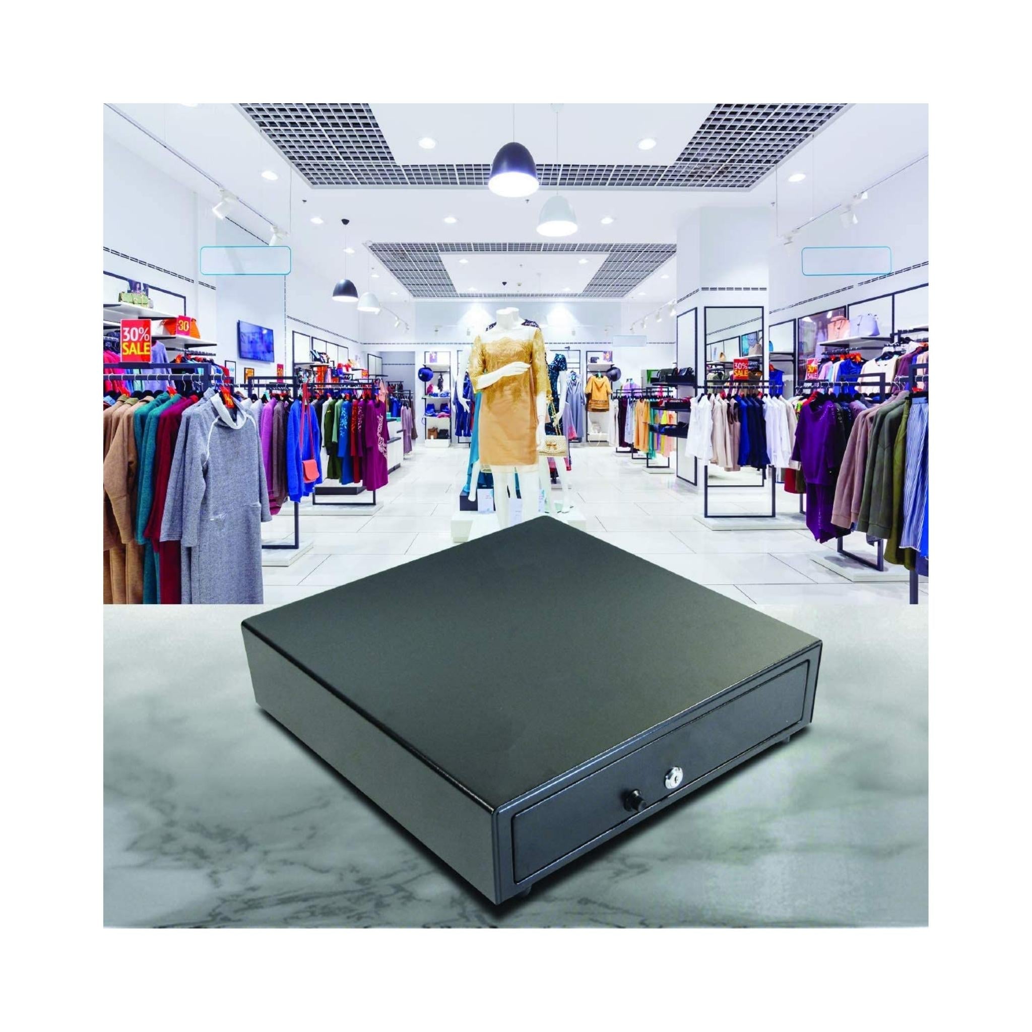 APG Vasario 1416 Standard Duty Cash Drawer - Secure Non-Media Cash Register Drawer for Retail Stores, Restaurants & Small Businesses