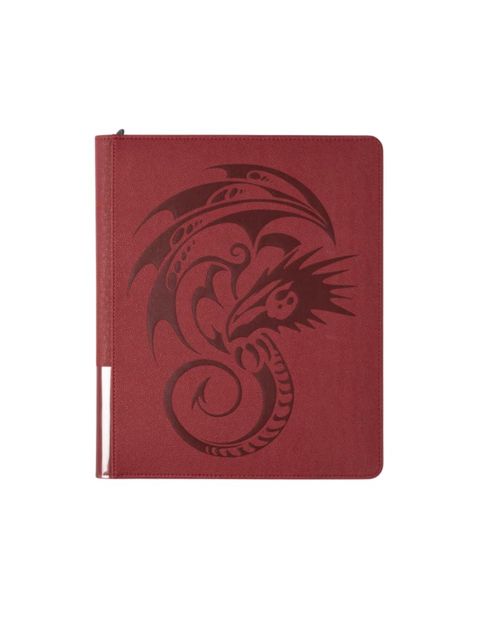 Arcane Tinmen Card Codex Zipster Regular Binder with 20 Pages - Blood Red for TCG & Collectible Card Storage | Perfect for MTG, Pokémon, and Yu-Gi-Oh Players