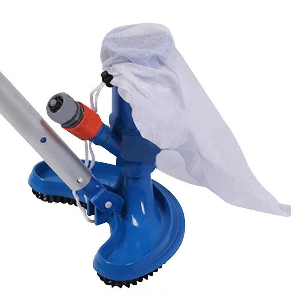 Pool & Spa Fountain Vacuum Brush Cleaner Kit - Heavy Duty Cleaning Tool for Swimming Pools, Hot Tubs, and Garden Ponds | Ideal for Removing Algae, Debris, and Dirt
