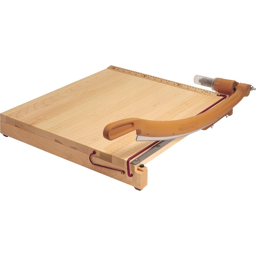 ClassicCut Ingento Solid Maple Paper Trimmer - 15 Sheets Capacity, 15 x 15 Inch, Premium Maple Wood Base - Perfect for Office, School, Crafting & Scrapbooking Projects