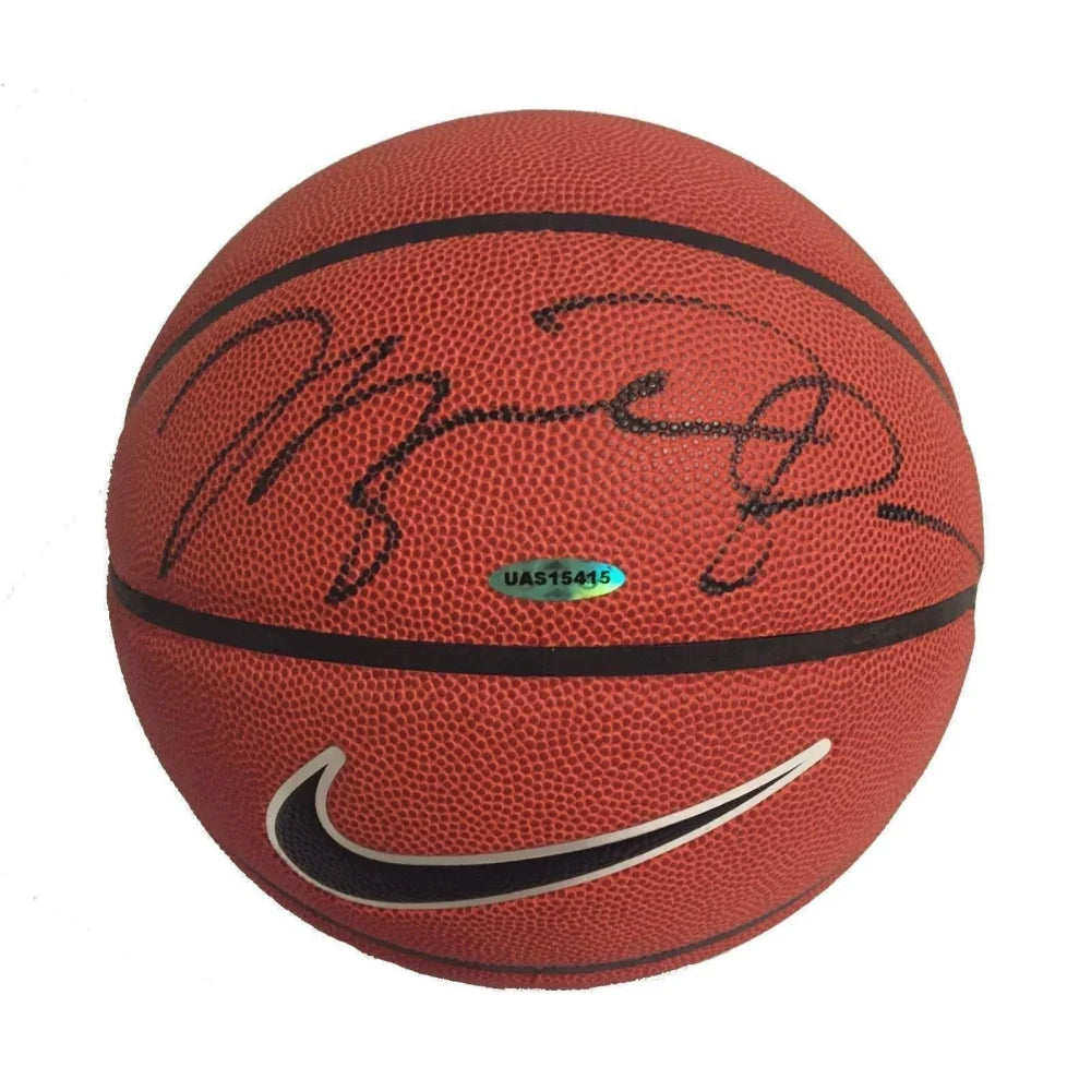 Authentic Michael Jordan Signed Basketball with UDA COA - Nike Upper Deck Chicago Bulls Collectible - Perfect for Sports Memorabilia Display & Investment