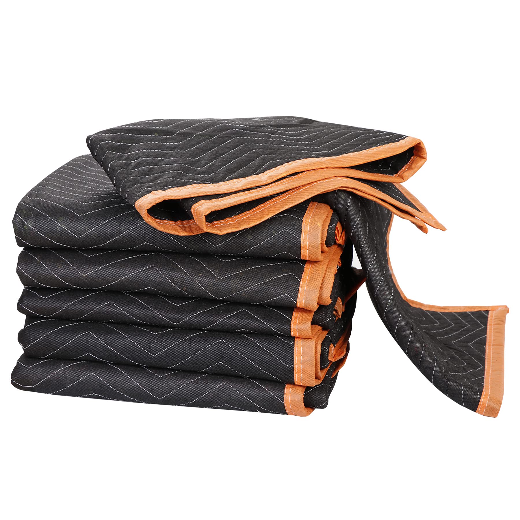 Heavy Duty Moving Blankets 72 x 40 Inch - 27 lb/dz Quilted Furniture Pads for Shipping & Moving (Pack of 18) - Protect Sofas, Mattresses & Appliances During Transport & Storage