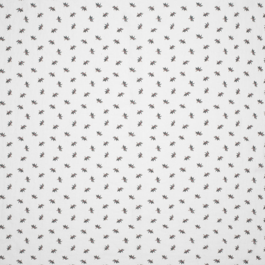 Balazuc Sprig Linen / Ivory - Premium Linen Fabric for Home Decor, Upholstery & DIY Crafts - Perfect for Curtains, Pillow Covers & Table Runners