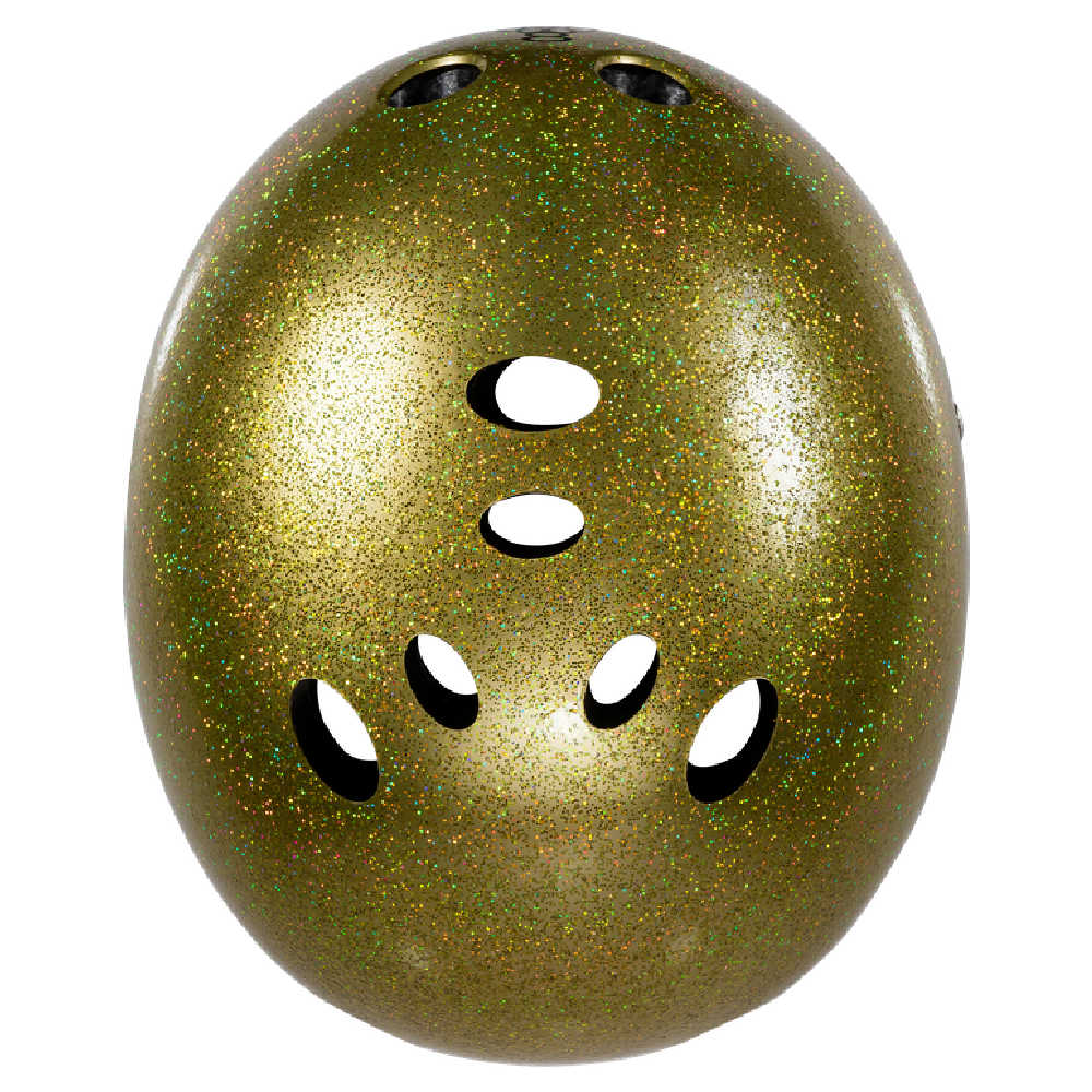 Triple 8 Certified Sweatsaver Helmet with Glitter Finish - Skateboard, Roller Skating & Bike Safety Gear for Kids & Adults