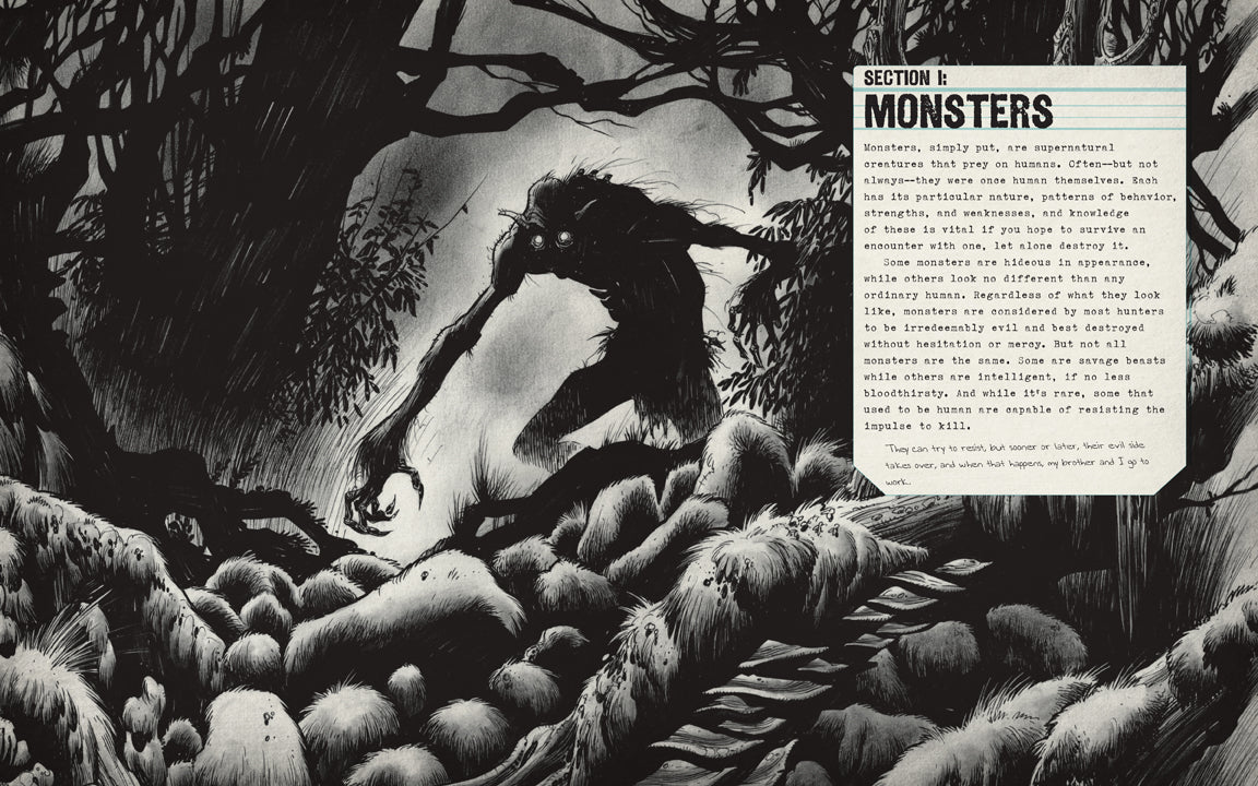 Supernatural: The Men of Letters Bestiary Book - Official Monster Guide for Supernatural TV Show Fans | Perfect for Collectors & Supernatural Enthusiasts