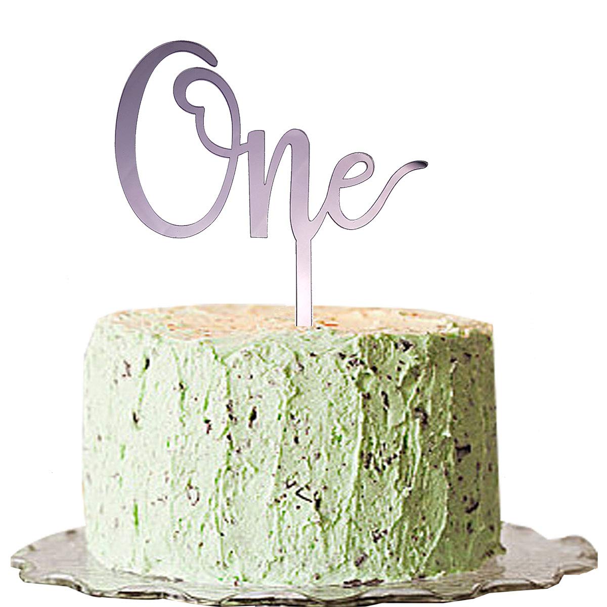 Rose Gold Number One Cake Topper - Elegant 1st Birthday & Anniversary Decoration for Baby, Couples & Weddings | Perfect for Birthday Cakes, Anniversary Celebrations & Special Occasions