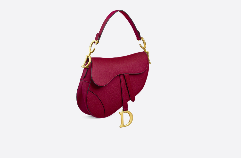 Dior Saddle Bag in Red Calfskin Leather - Luxury Crossbody Handbag for Women | Perfect for Date Night, Parties & Special Occasions