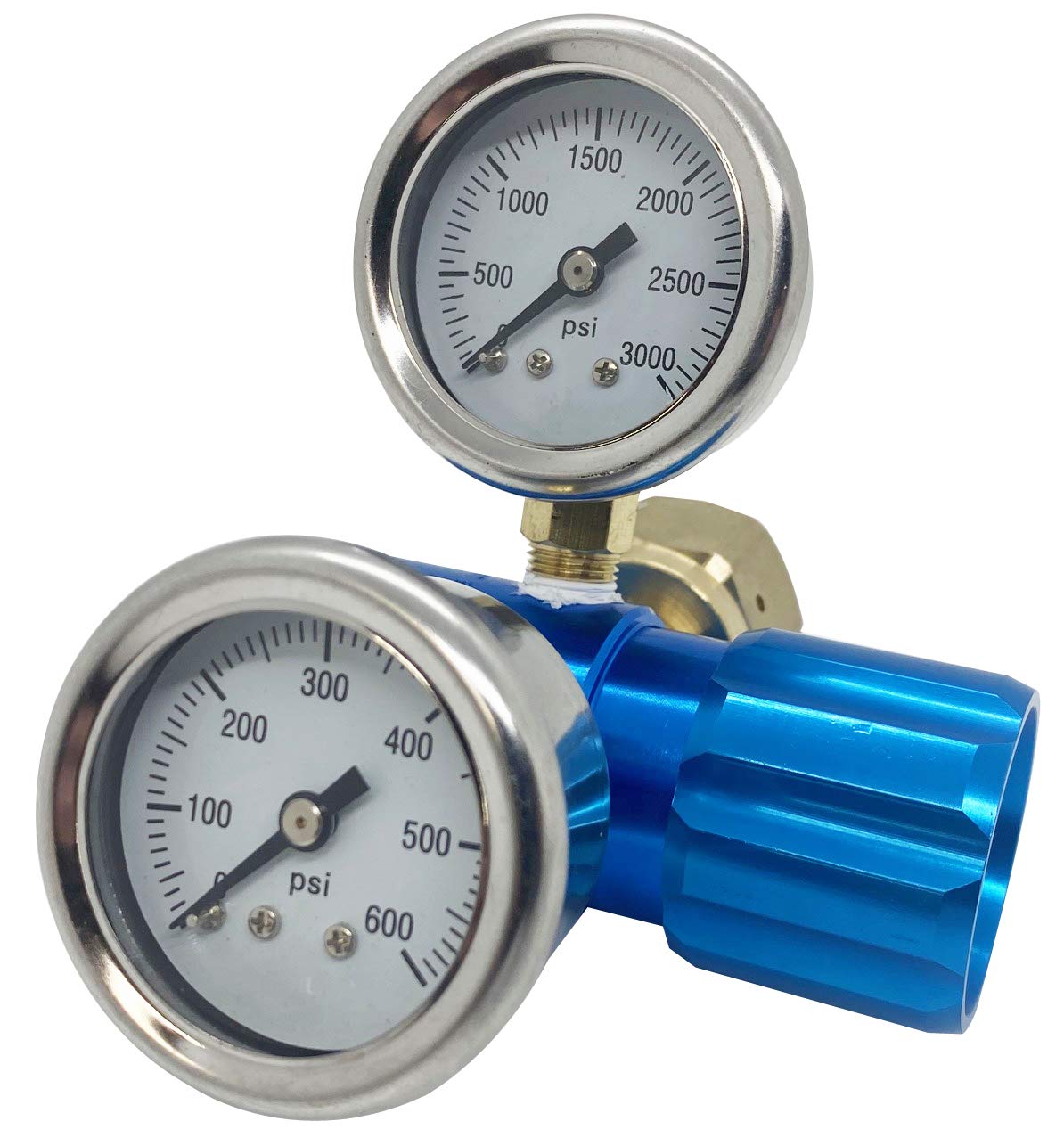 Adjustable High Flow 400 PSI CO2 Regulator for Off-Road Jeep Tires - Heavy Duty Air Compressor Inflator Kit for 4x4 Vehicles, ATV & Truck Tires - Perfect for Off-Roading, Camping & Emergency Tire Inflation