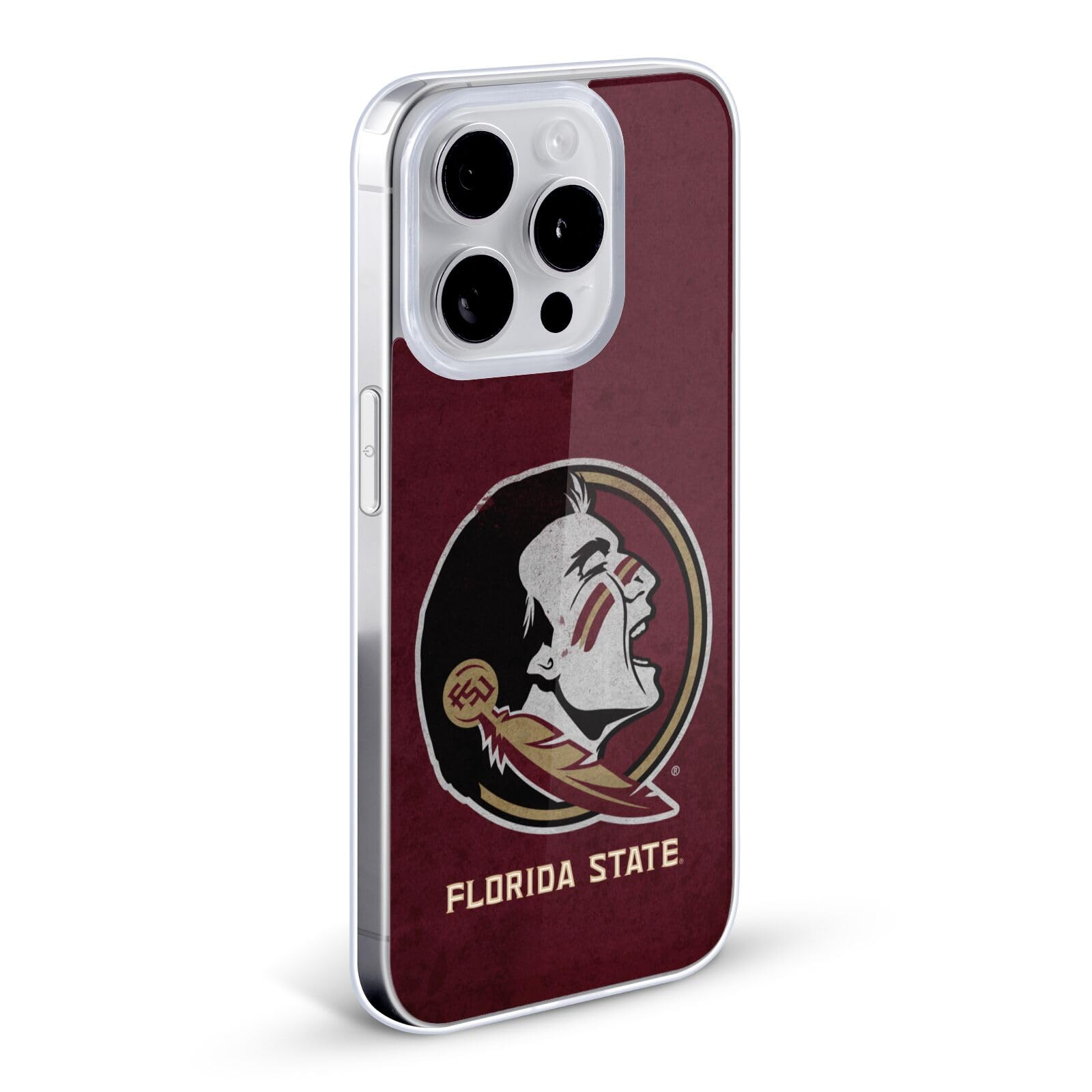 Officially Licensed Florida State University FSU Distressed Soft Gel Case for Apple iPhone 7 Plus/iPhone 8 Plus - Durable Protection with Stylish College Design, Perfect for Students and Alumni