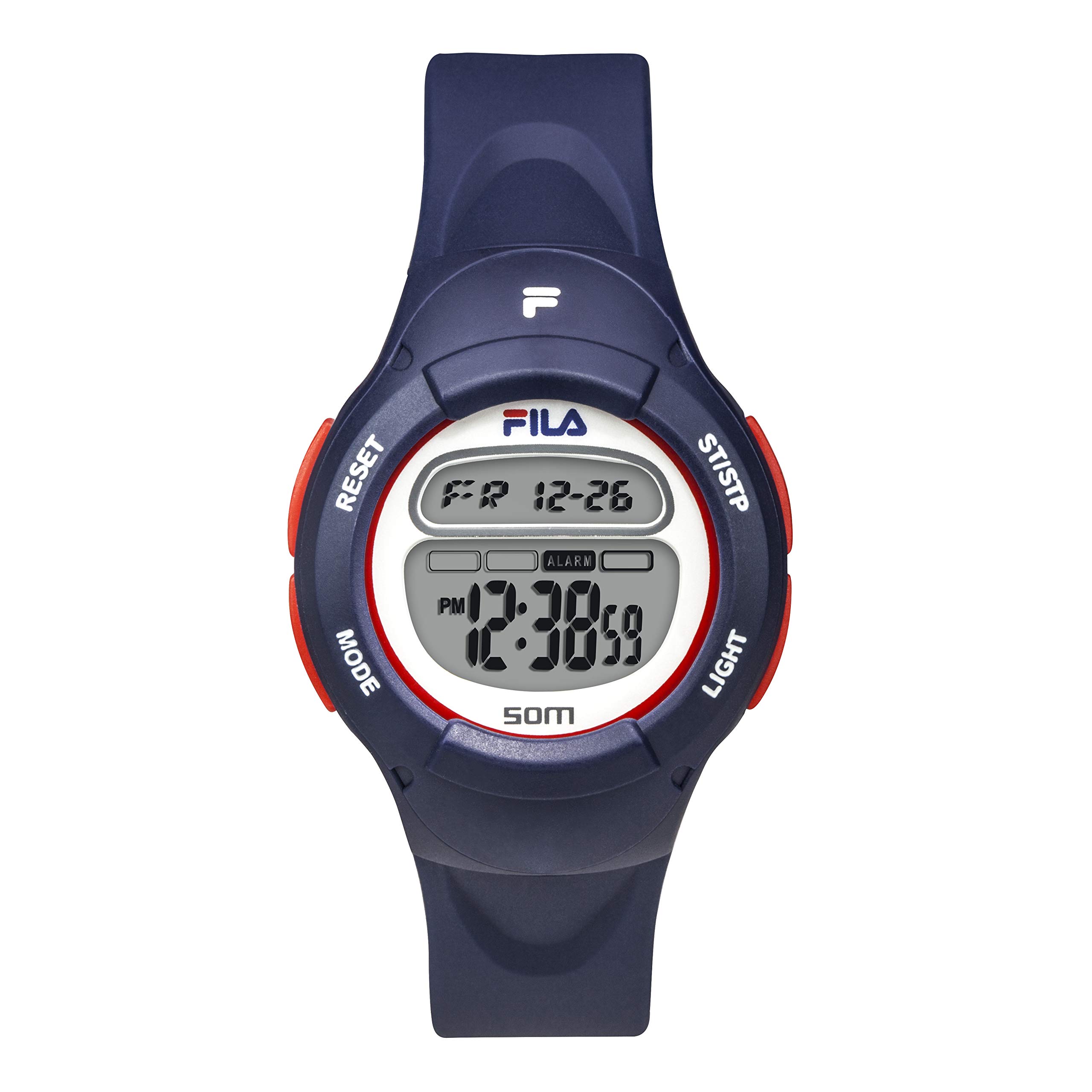 Fila Kids Digital Watch for Boys & Girls Ages 7-10 - Waterproof Sports Watch with Alarm & Stopwatch - Perfect Gift for Children's Birthday & Outdoor Activities
