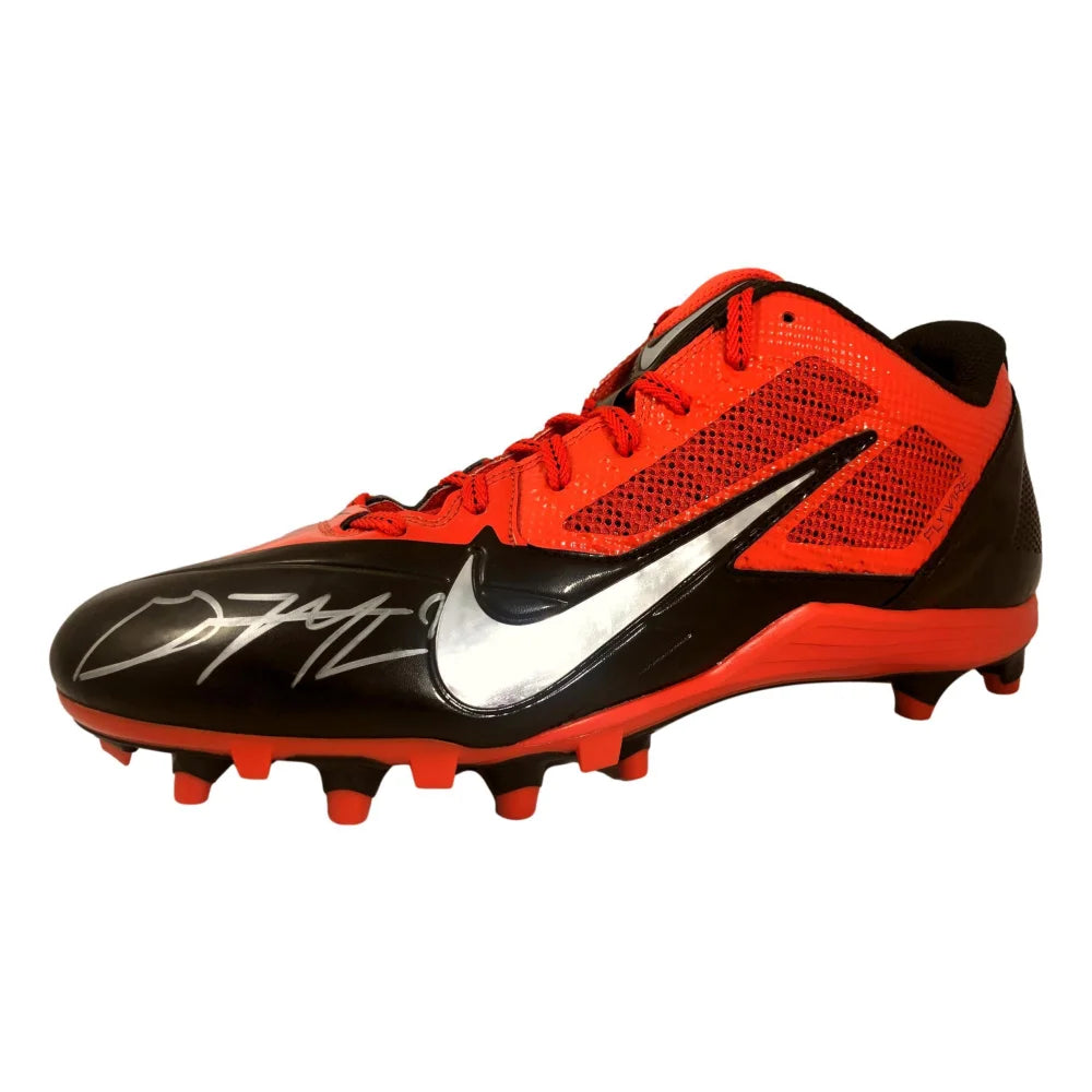 Gerald McCoy Autographed Football Cleats - Tampa Bay Buccaneers & Las Vegas Raiders Game-Worn Shoes with JSA COA - Perfect for NFL Memorabilia Collectors and Sports Fans Display