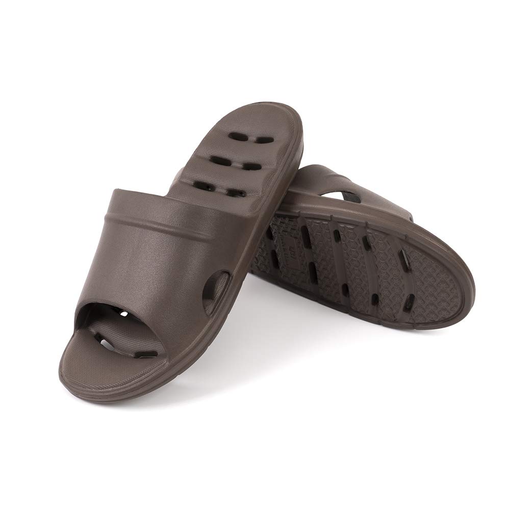 Luffymomo Women's Non-Slip Shower Sandals with Drainage Holes - Comfortable Bathroom Slippers for Spa, Pool, Gym & Home Use