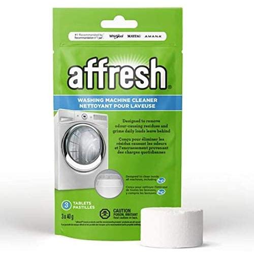 Affresh Washing Machine Cleaner Tablets - 6 Count, Deep Cleans & Deodorizes, Safe for All Machines (W10135699B) - Perfect for Laundry Day & Routine Appliance Maintenance