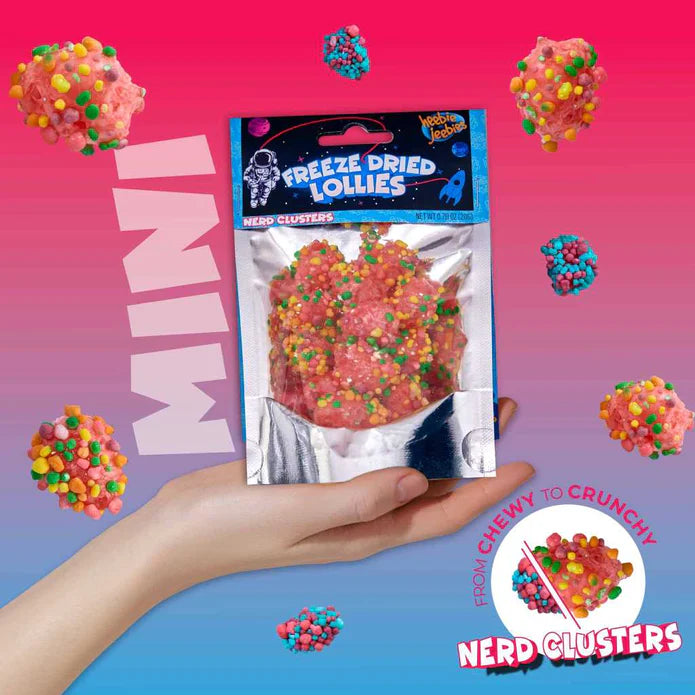 Heebie Jeebies Mini Freeze Dried Candy Clusters - Crunchy Sweet Treats 20g - Perfect for Lunchboxes, Movie Nights & Party Favors