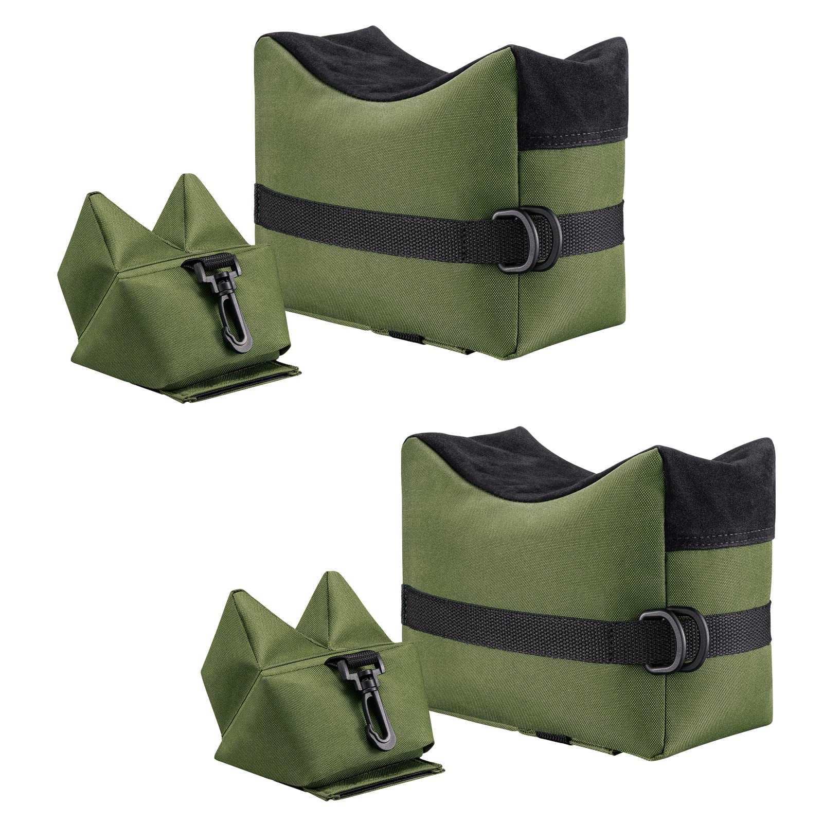 CVLIFE 900D Rifle Shooting Rest Bags - Durable Water-Resistant Front & Rear Sandbag for Bench Rest, Hunting, Range Shooting | Perfect for Outdoor Target Practice & Long-Range Precision Shooting