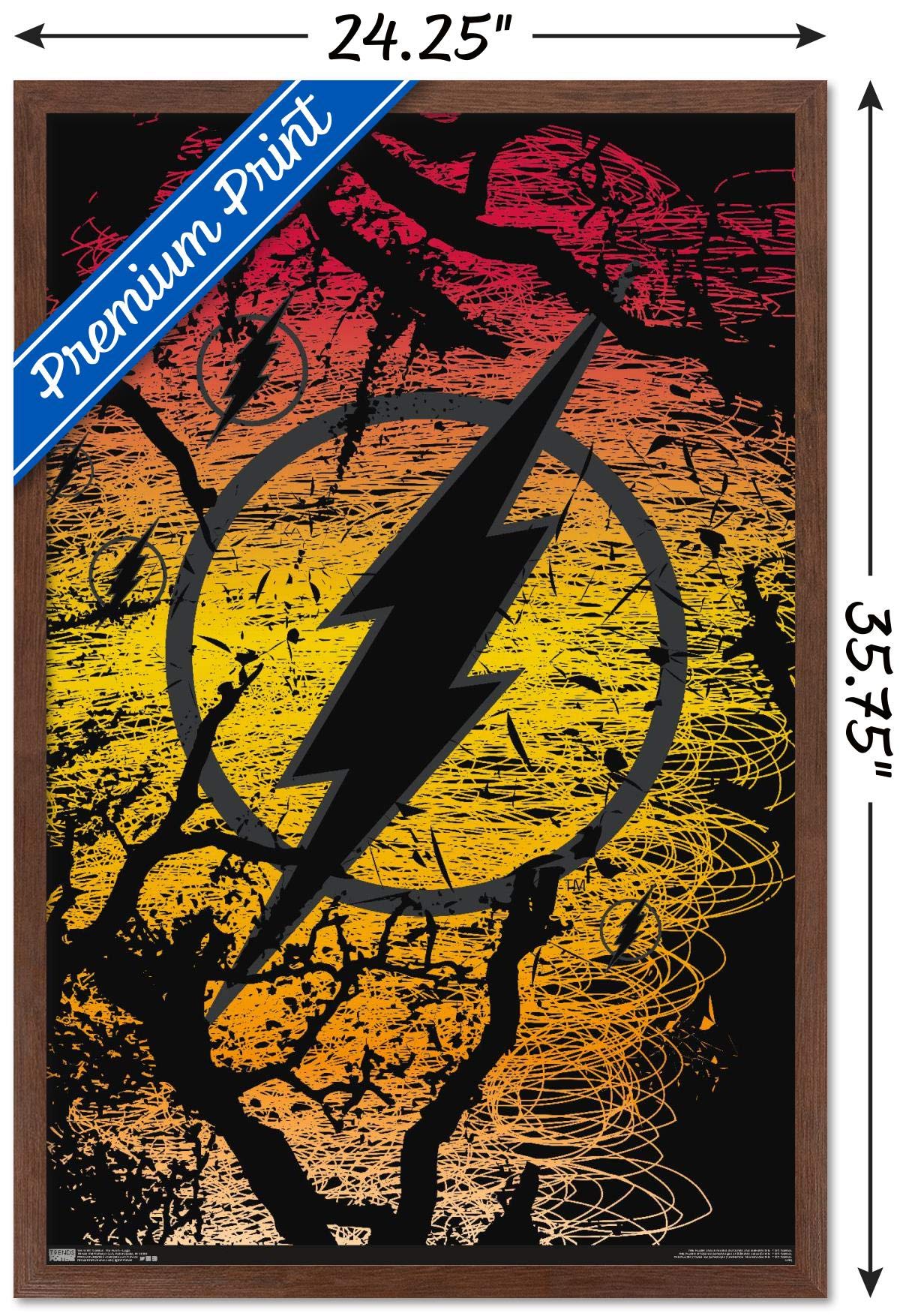 DC Comics The Flash Logo Wall Poster - 22.375