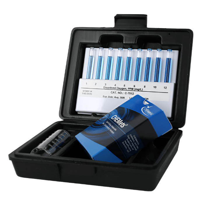 Accurate Dissolved Oxygen Test Kit (1-12 ppm) - Reliable Water Quality Testing for Aquariums, Ponds & Hydroponics