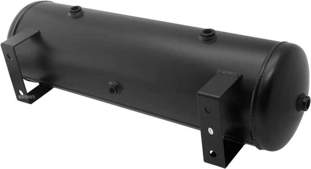 Vixen Air 4 Gallon Air Tank with 7 Ports - 200 PSI Rated for Air Suspension, Air Ride, Bag Systems & Train Horns (Model VXT4100) | Perfect for Truck, SUV & Custom Vehicle Upgrades