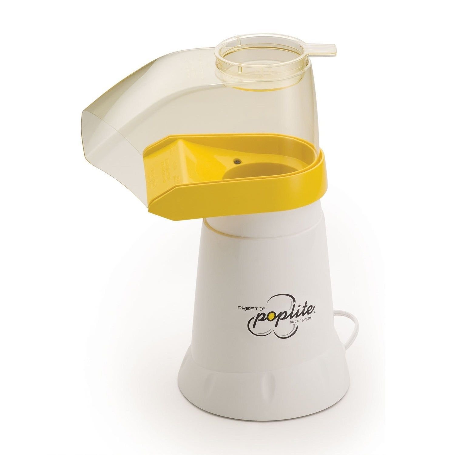 Presto PopLite Hot Air Popcorn Maker Machine - Healthy, Oil-Free, Fast Popcorn Popper for Home, Movie Nights & Family Snacks