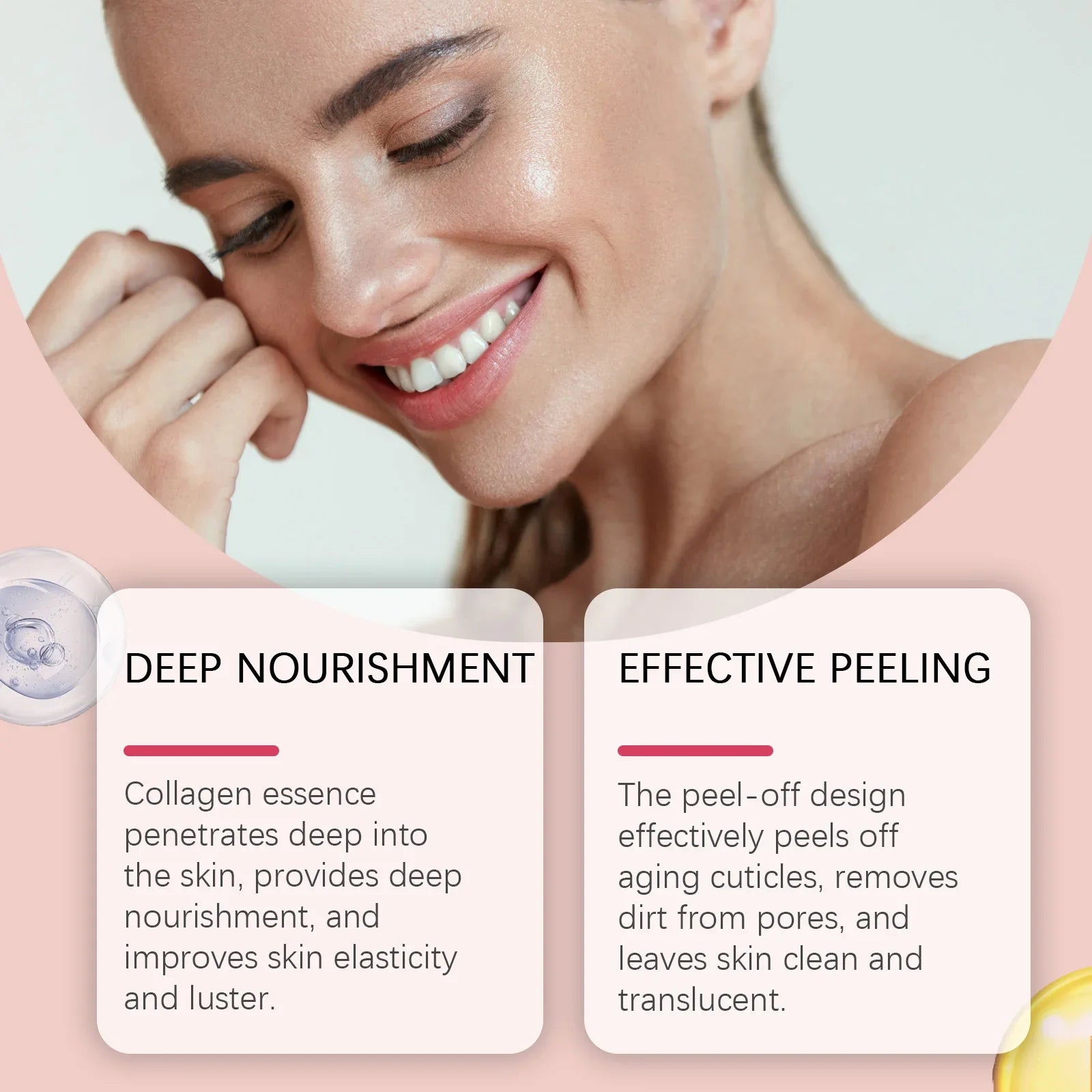 Best Collagen Night Mask for Anti-Aging & Skin Rejuvenation - Deep Hydration & Wrinkle Reduction - Perfect for Nighttime Skincare Routine & Beauty Sleep