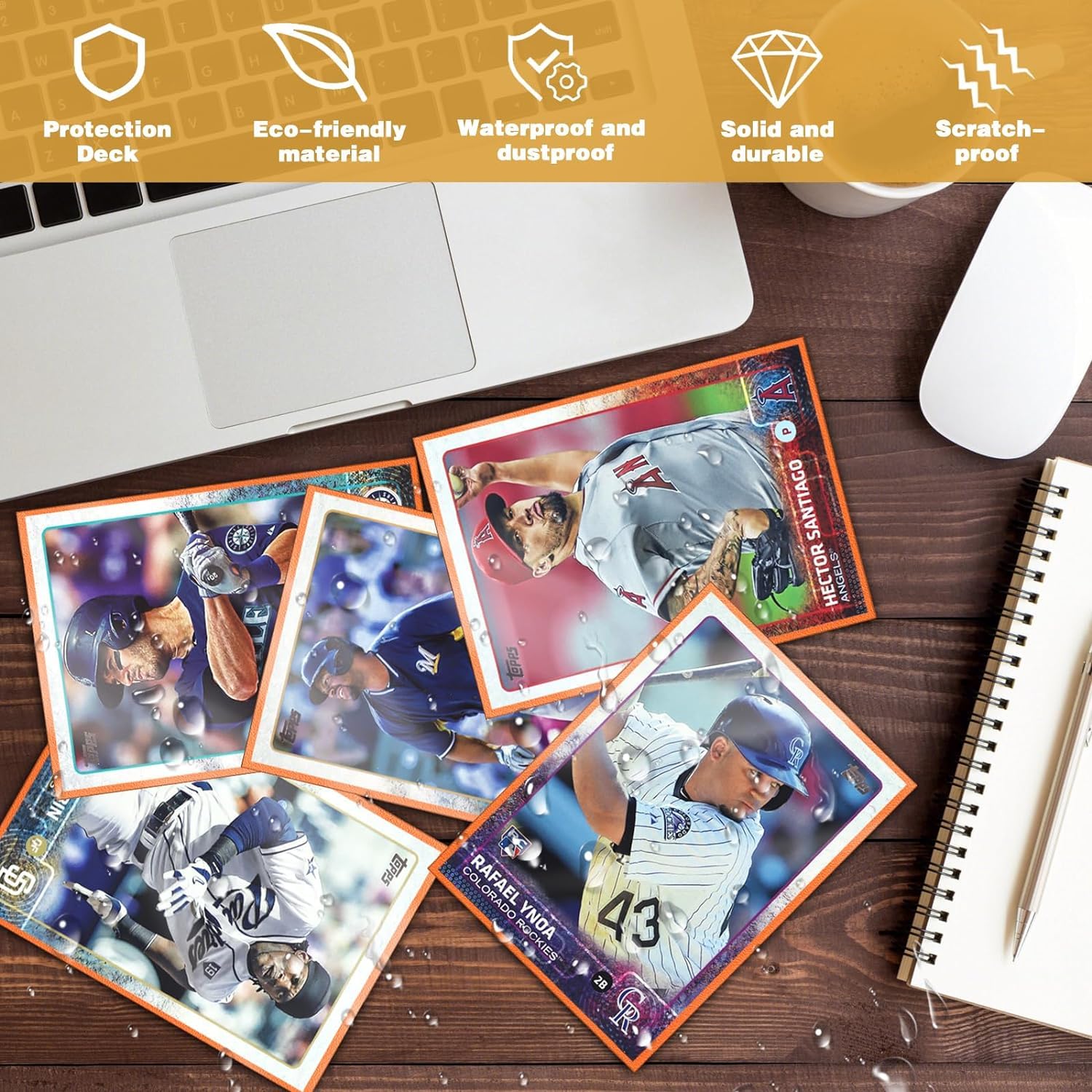 300 PCS Premium Matte Card Sleeves for MTG, Sports & Trading Cards - Durable Protection for Collectible Gaming Cards, Football Cards & Game Cards - Perfect for Card Storage, Tournaments & Game Nights