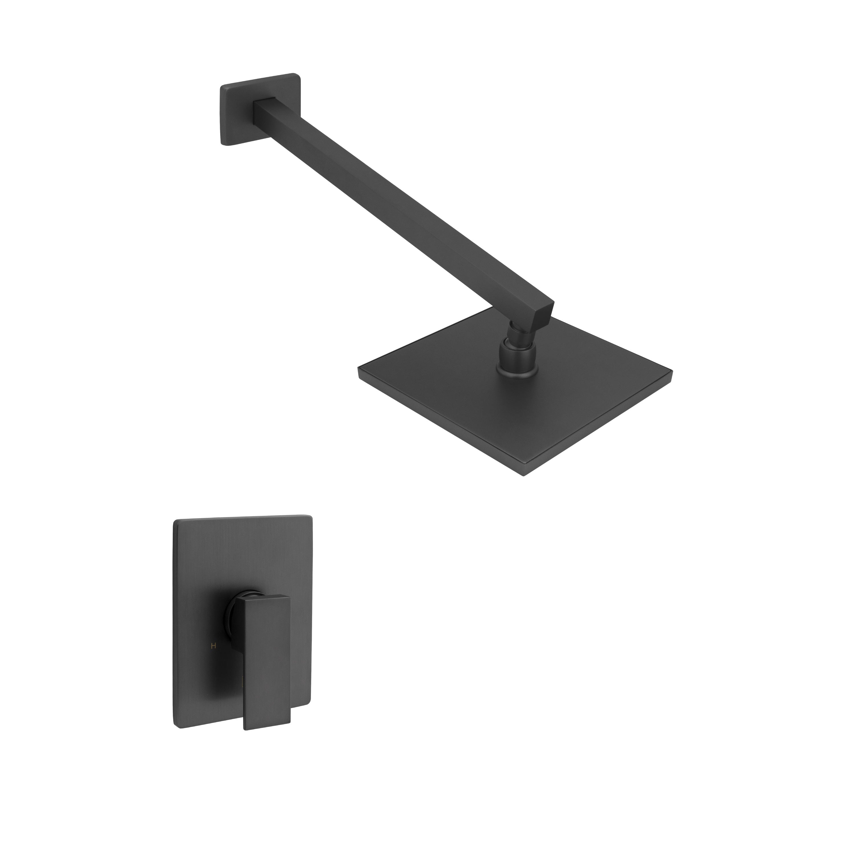 ZLINE Bliss Rainfall Shower Faucet in Gun Metal - High Pressure Luxury Showerhead with Adjustable Spray - Perfect for Modern Bathroom & Spa Experience (BLS SHF GM)