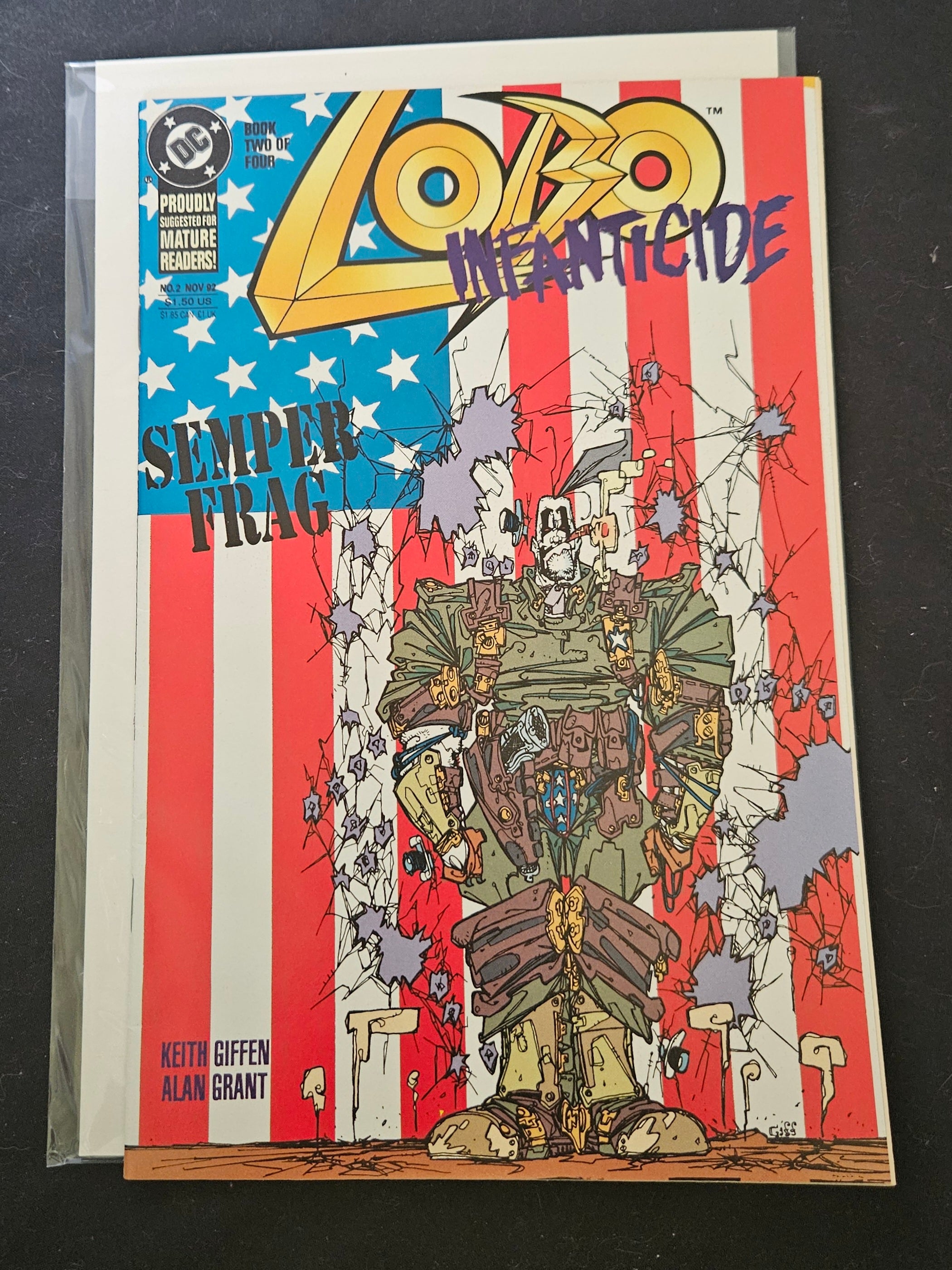 Lobo: Infanticide Semper Frag - DC Comics 1992 Vintage Collectible - Perfect for Comic Book Fans & Collectors
