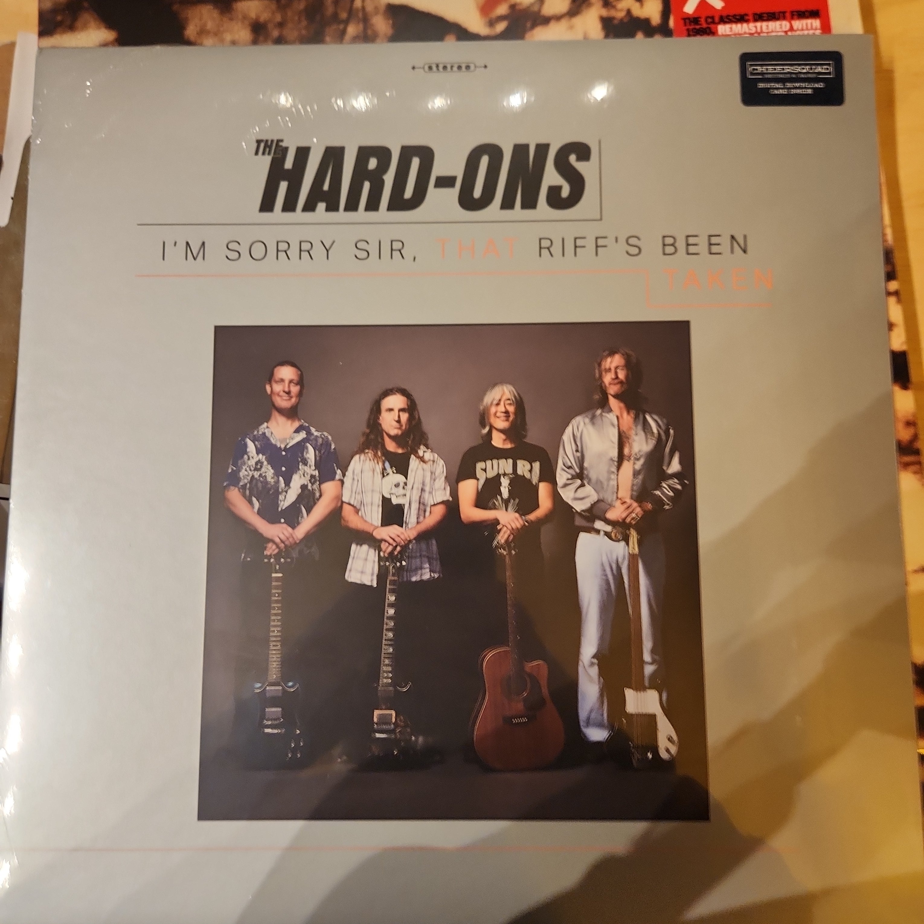 Hard Ons - Sorry Sir... That Riff's Been Taken Vinyl LP Record | Punk Rock Music Album | Perfect for Collectors & Music Enthusiasts