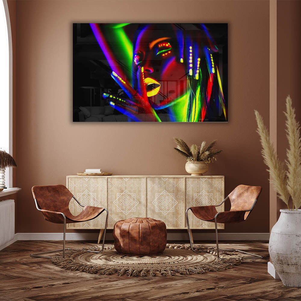 Tiger Glass Print Wall Art - Stunning Wildlife Decor for Living Room, Bedroom & Office - Perfect for Home & Office Decor