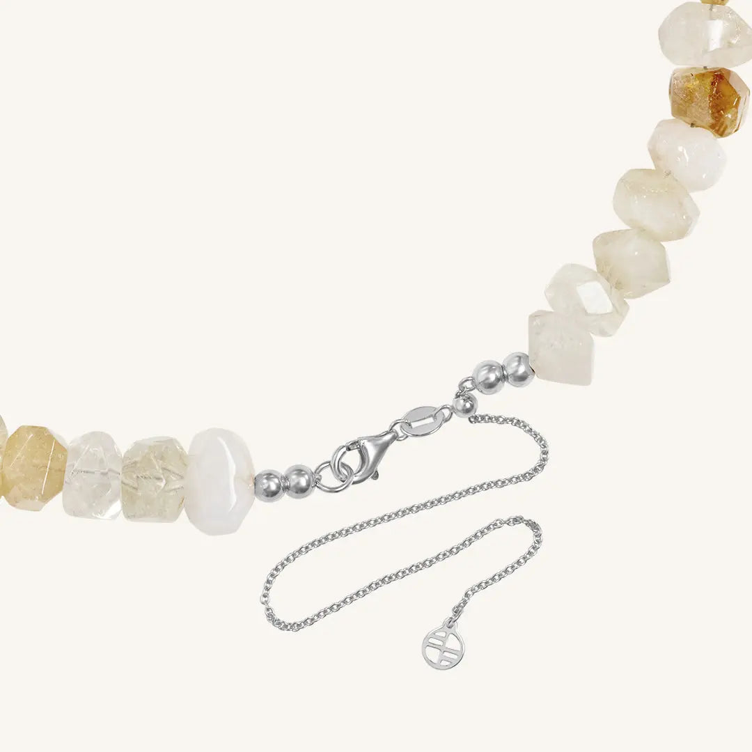 Myall Citrine Necklace - Natural Gemstone Jewelry for Confidence & Success | Perfect for Meditation, Energy Healing & Everyday Wear