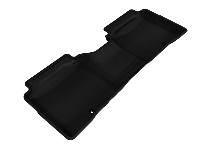 3D MAXpider Custom Fit All-Weather Floor Mats for 2011-2015 Kia Optima - Kagu Series 2nd Row Liners in Black | Durable Car Accessories for Road Trips & Daily Commute