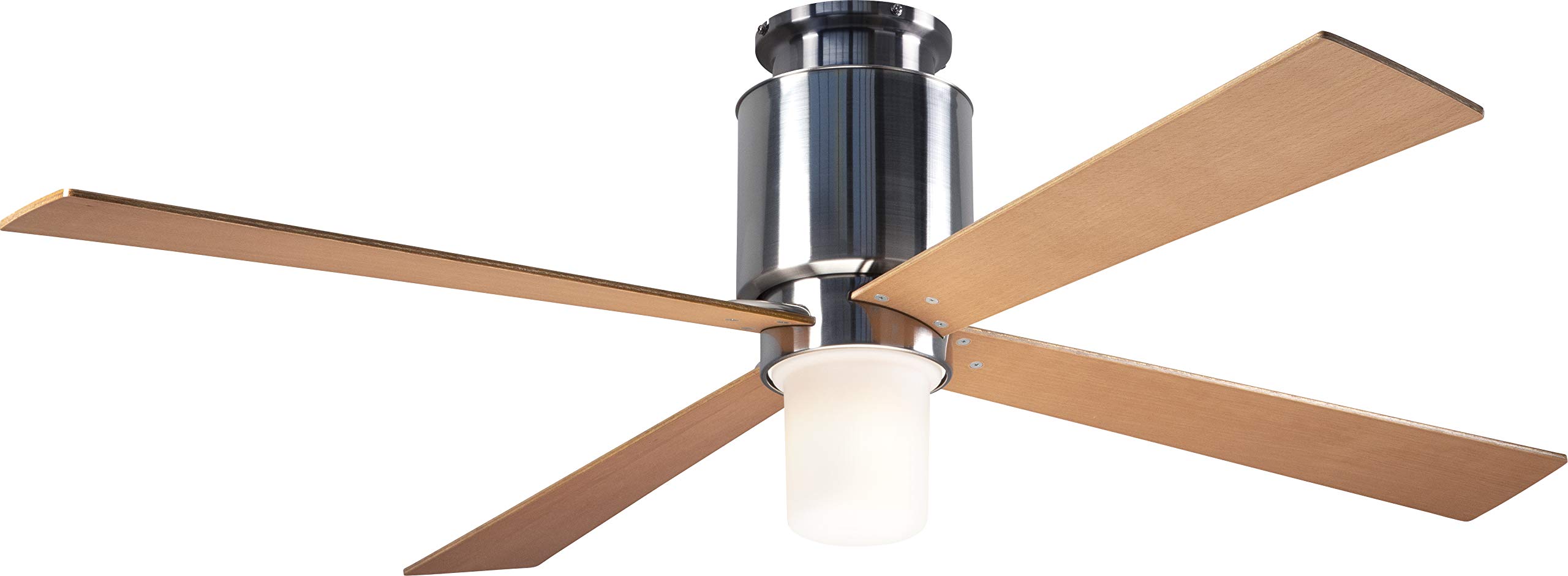 Lapa Collection 50 Inch Ceiling Fan with Light Kit - Transitional Design in Pewter, Nickel, Brushed Silver Finish for Living Room, Bedroom, or Office