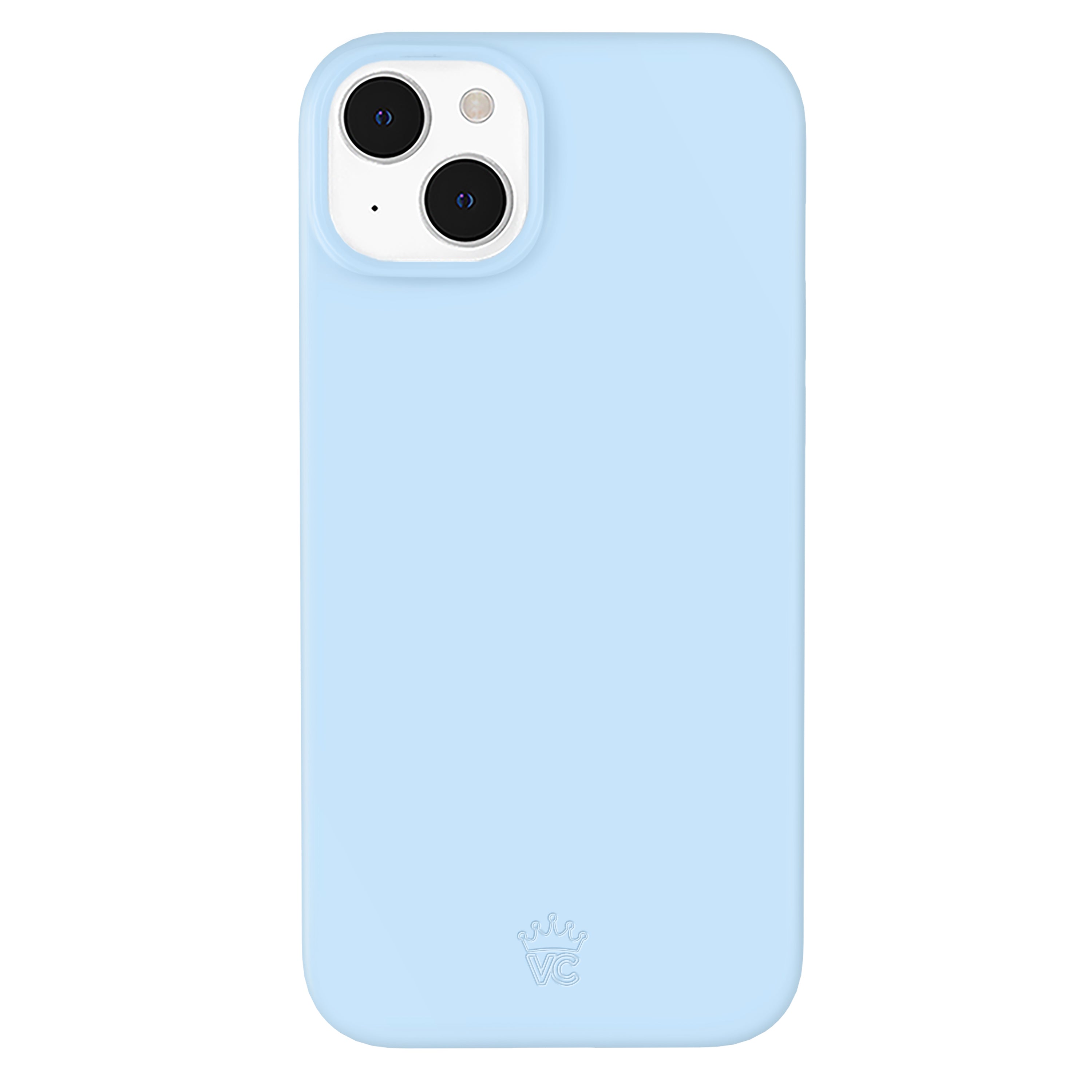Premium Cotton Candy Blue iPhone Case - Soft Silicone Protective Cover for iPhone [Model] - Trendy, Durable & Slim Design for Everyday Use, Travel & Outdoor Activities