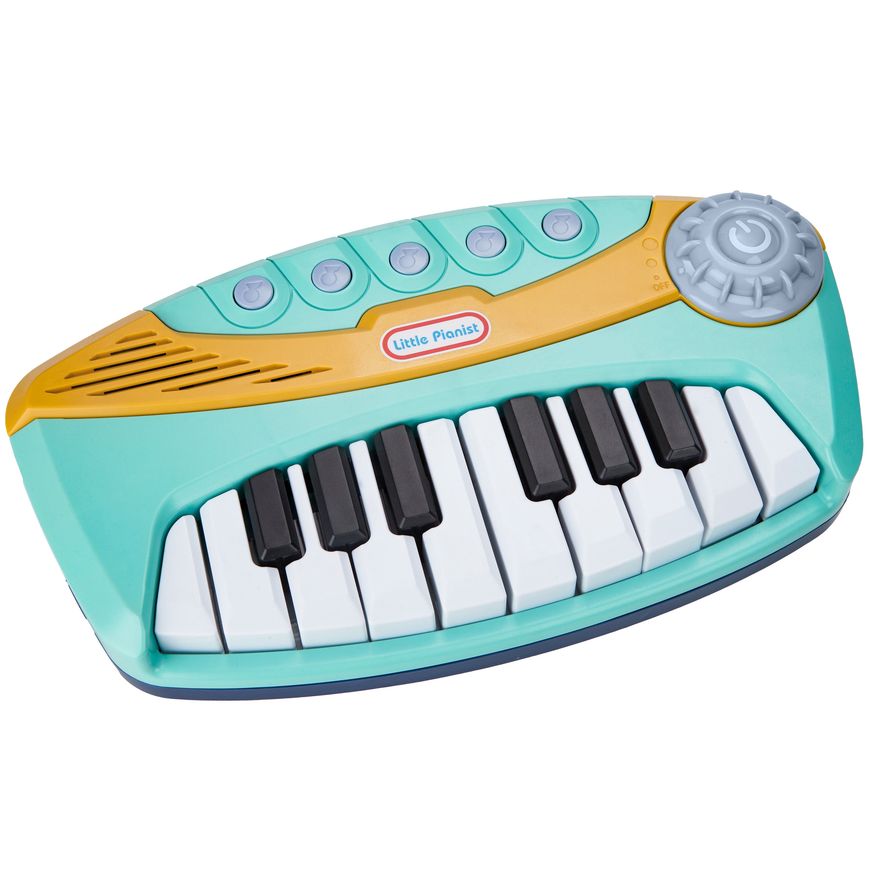 Contixo Interactive Kids Piano Toy - Blue Musical Keyboard for Toddlers Ages 2-8 | Early Learning Music Toy for Preschoolers & Birthday Gift
