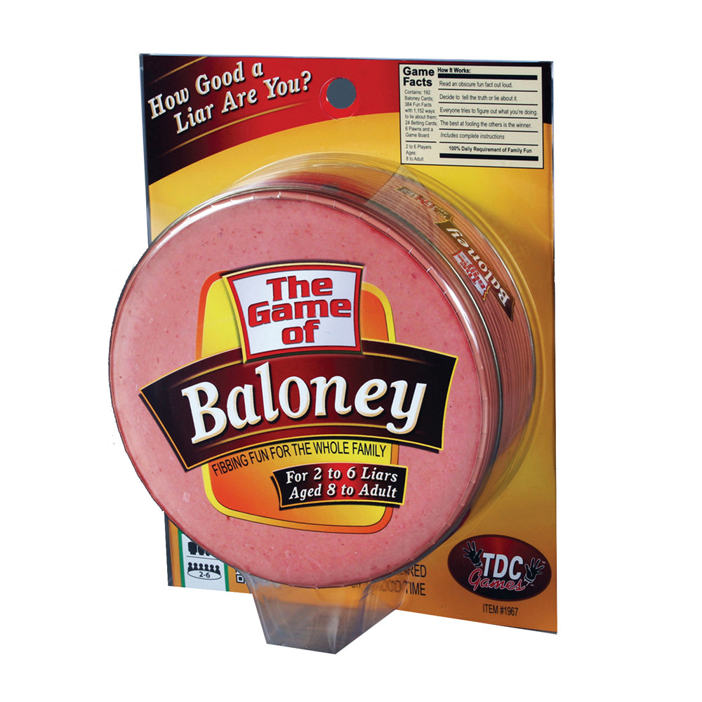 TDC Games Baloney Bluffing Board Game - Fun Family Party Game for Adults & Teens - Perfect for Game Nights, Parties & Social Gatherings