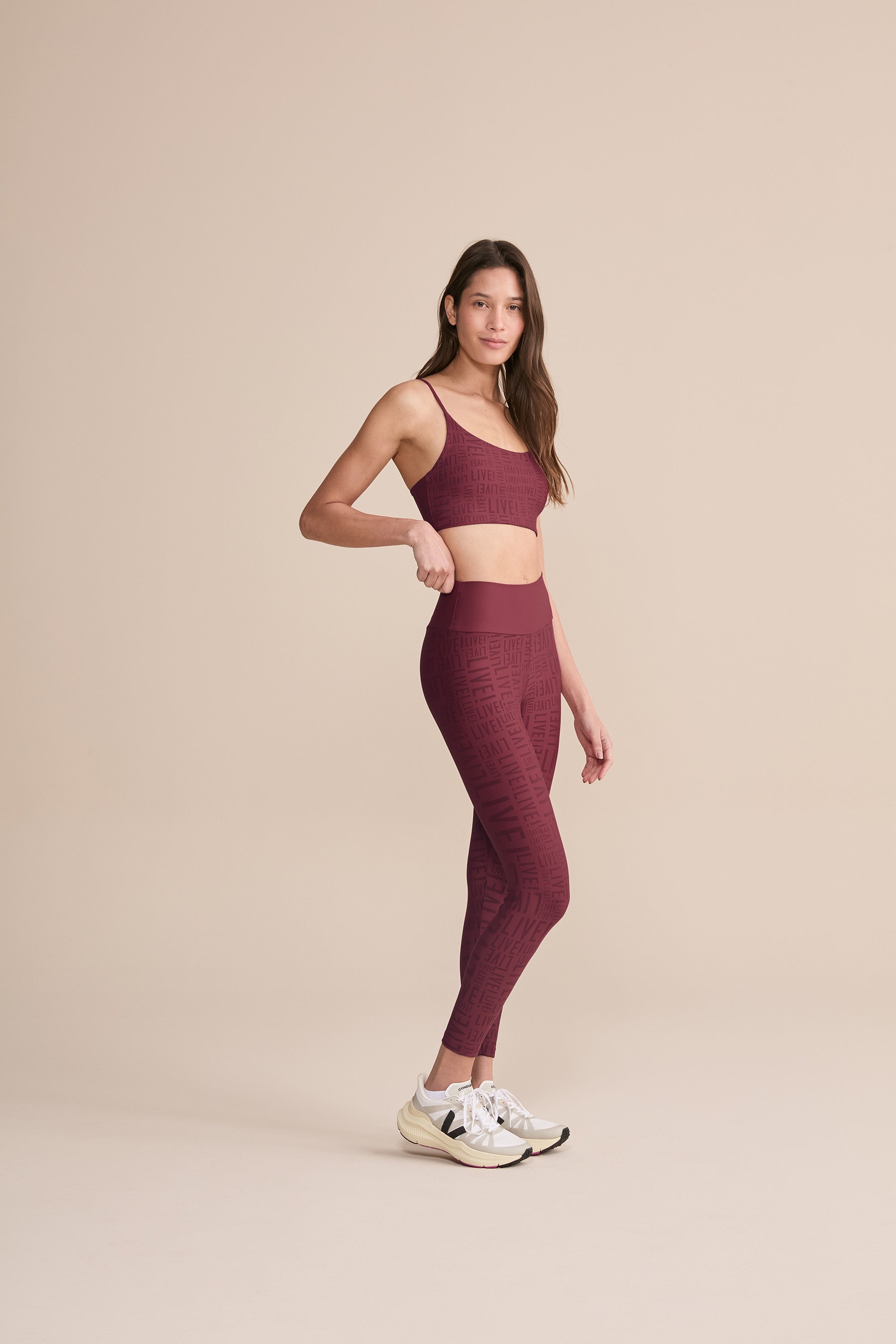 Live! Sense® Pro Leggings - High Waist Yoga Pants for Women, Breathable Workout Leggings with Pockets, Tummy Control & 4-Way Stretch - Perfect for Yoga, Running, Gym & Everyday Wear