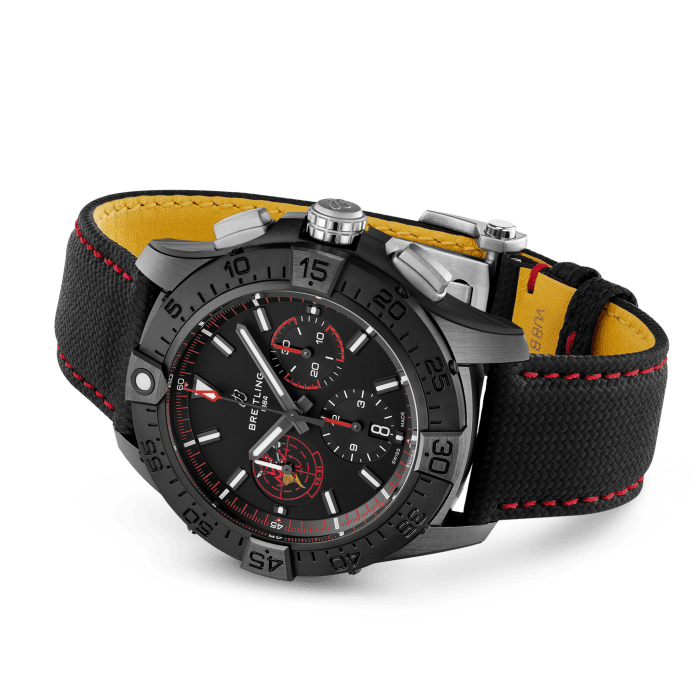 Breitling Avenger B01 Chronograph 44mm Black Ceramic Men's Luxury Watch - Perfect for Business, Aviation & Outdoor Adventures