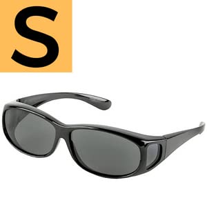 Small Rectangle Black Frame and Smoke Lens