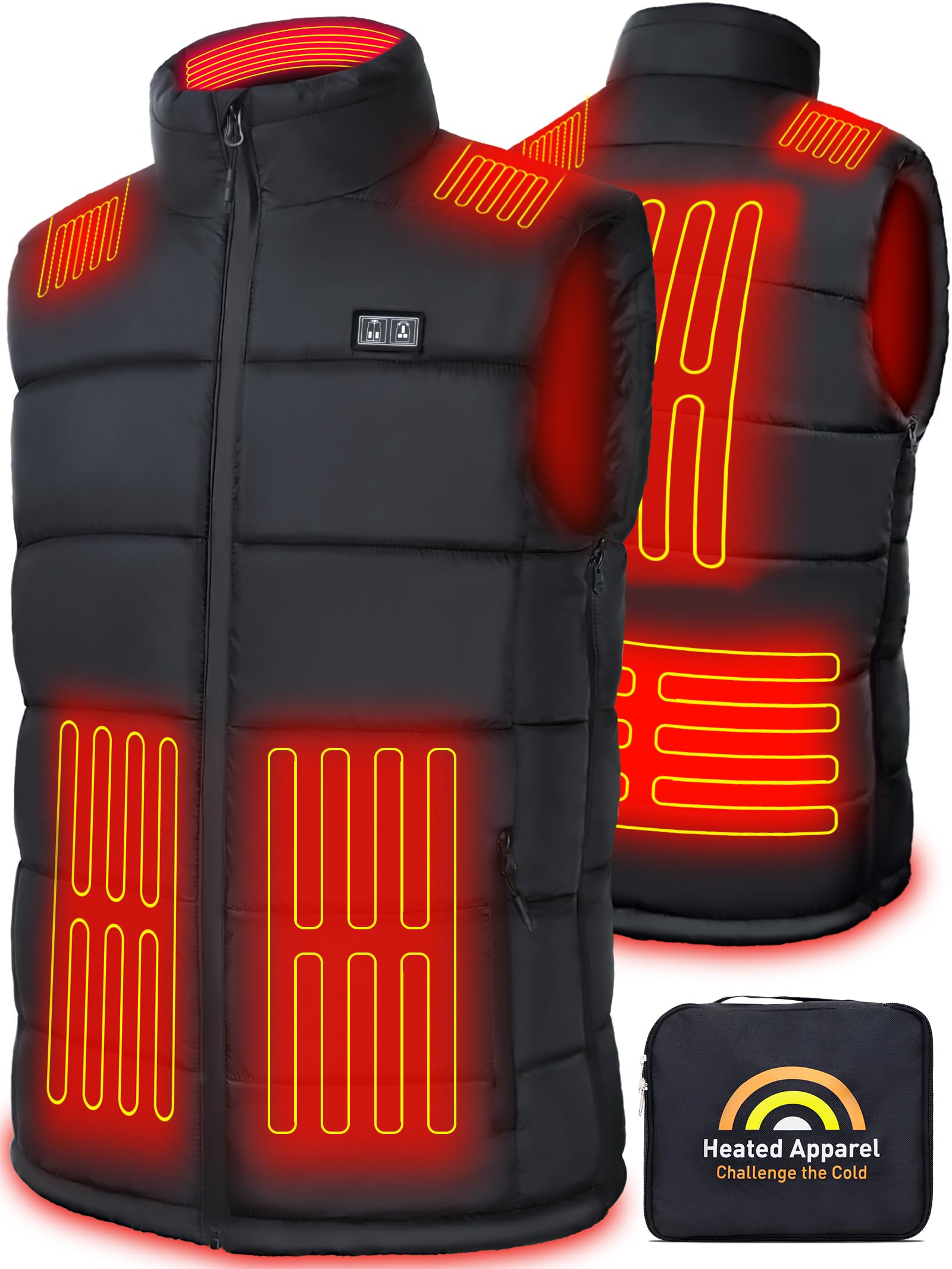 Heated Jacket for Men & Women - 16000mAh Battery Powered Winter Vest for Outdoor Activities, Hunting, Camping, Hiking & Cold Weather Wear