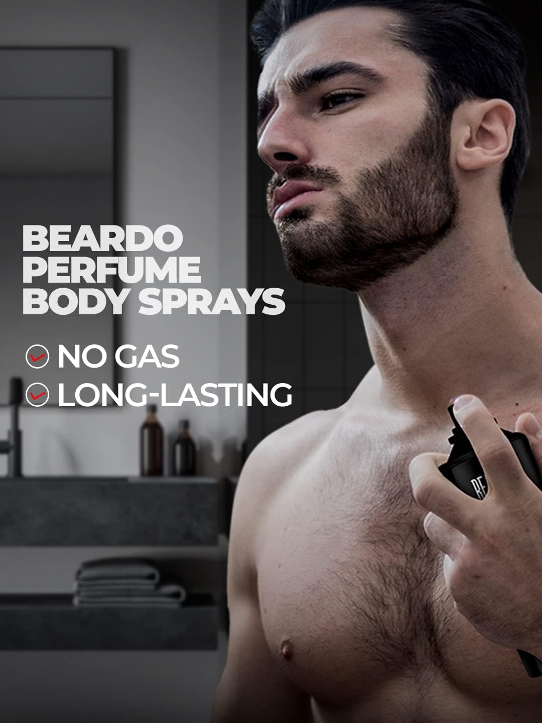 Beardo Dark Side Deo 150ml - Spicy & Woody Scented Men's Deodorant & Body Spray | Long Lasting Fragrance for Daily Use | Perfect Christmas Gift for Men, Friends & Boyfriends | Gym, Office & Date Night Essential