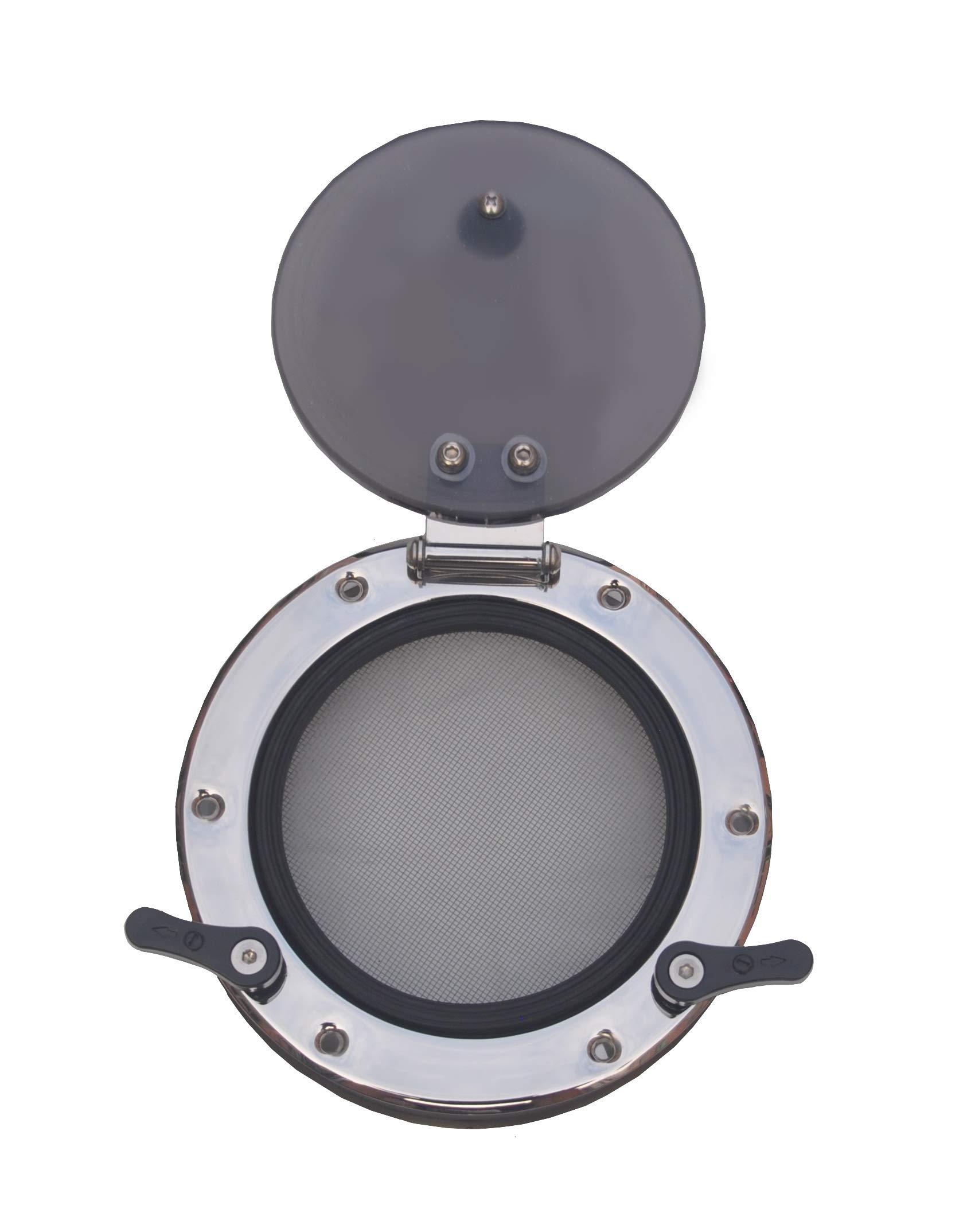Stainless Steel Boat Porthole Window - Round Marine Hatch for Yacht, RV & Nautical Use - Waterproof Deck Portlight for Boating & Outdoor Adventures
