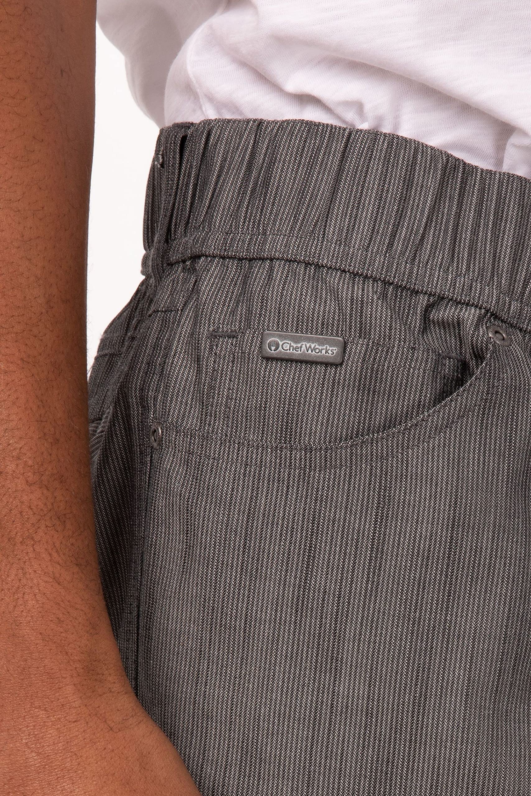 Chef Works Men's Jogger 257 Chef Pants - Professional Kitchen Work Pants for Cooking, Baking & Restaurant Staff - Comfortable & Durable for Long Shifts
