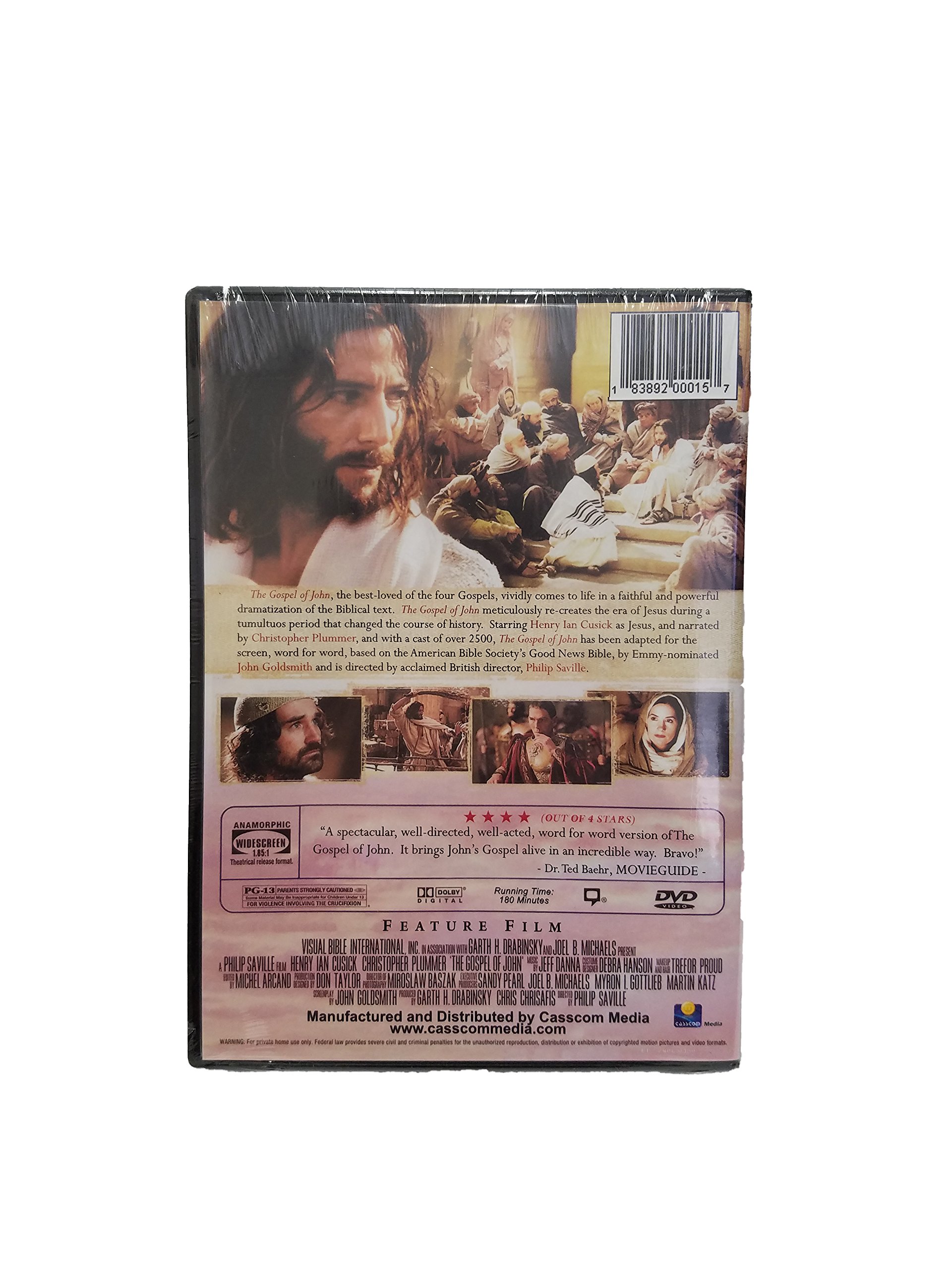 The Visual Bible - Matthew, John, and Acts: 3-Book 5-Disc DVD Set with 10+ Hours of Bible Stories | Jesus' Birth, Baptism, Miracles, Pentecost & More | Perfect for Bible Study, Sunday School & Christian Family Movie Night
