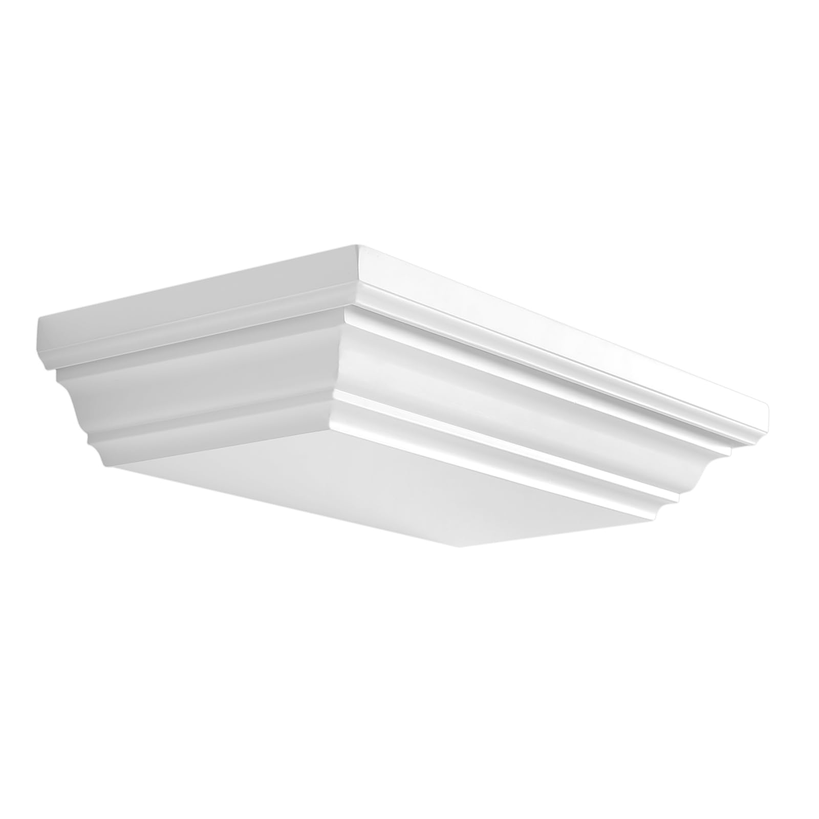 Hidden Gun Shelf with RFID Lock & Secret Trap Door - White Floating Shelf for Living Room, Bedroom, Office - Secure Firearm Storage & Discreet Home Decor